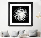 Scribbles I by KC Haxton on GIANT ART - black abstract