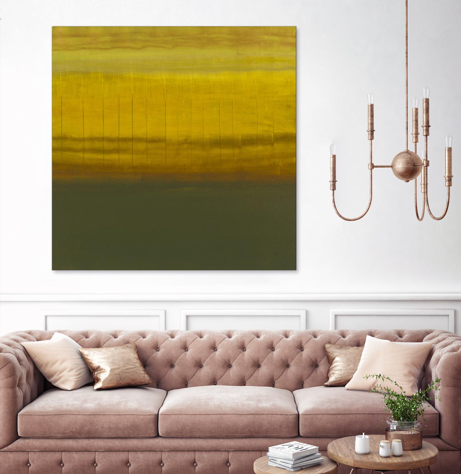 Sense I by Randy Hibberd on GIANT ART - green abstract