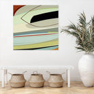 Layered Sounds II by Randy Hibberd on GIANT ART - green abstract