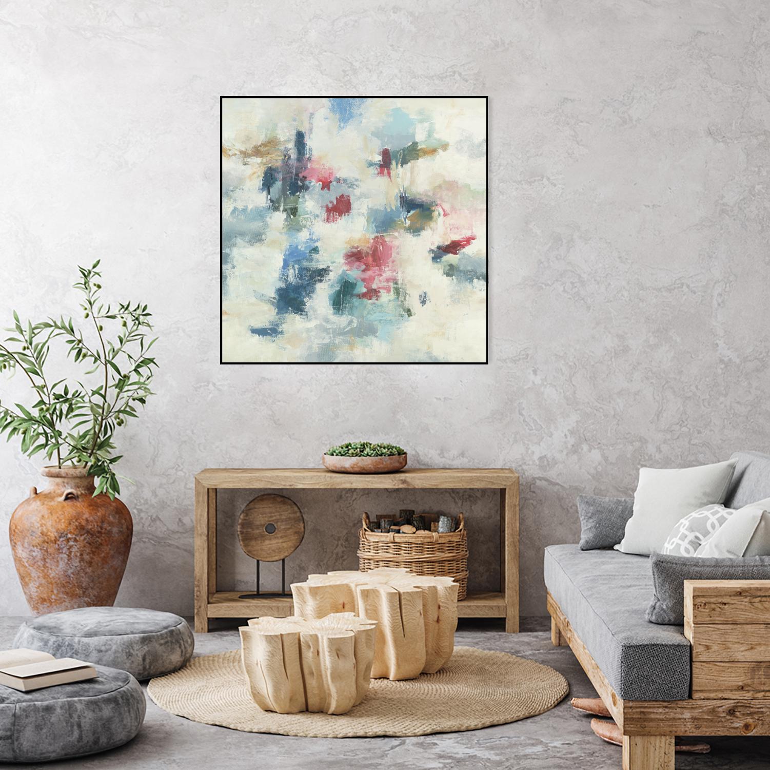 New Beginnings by Randy Hibberd on GIANT ART - blues abstract