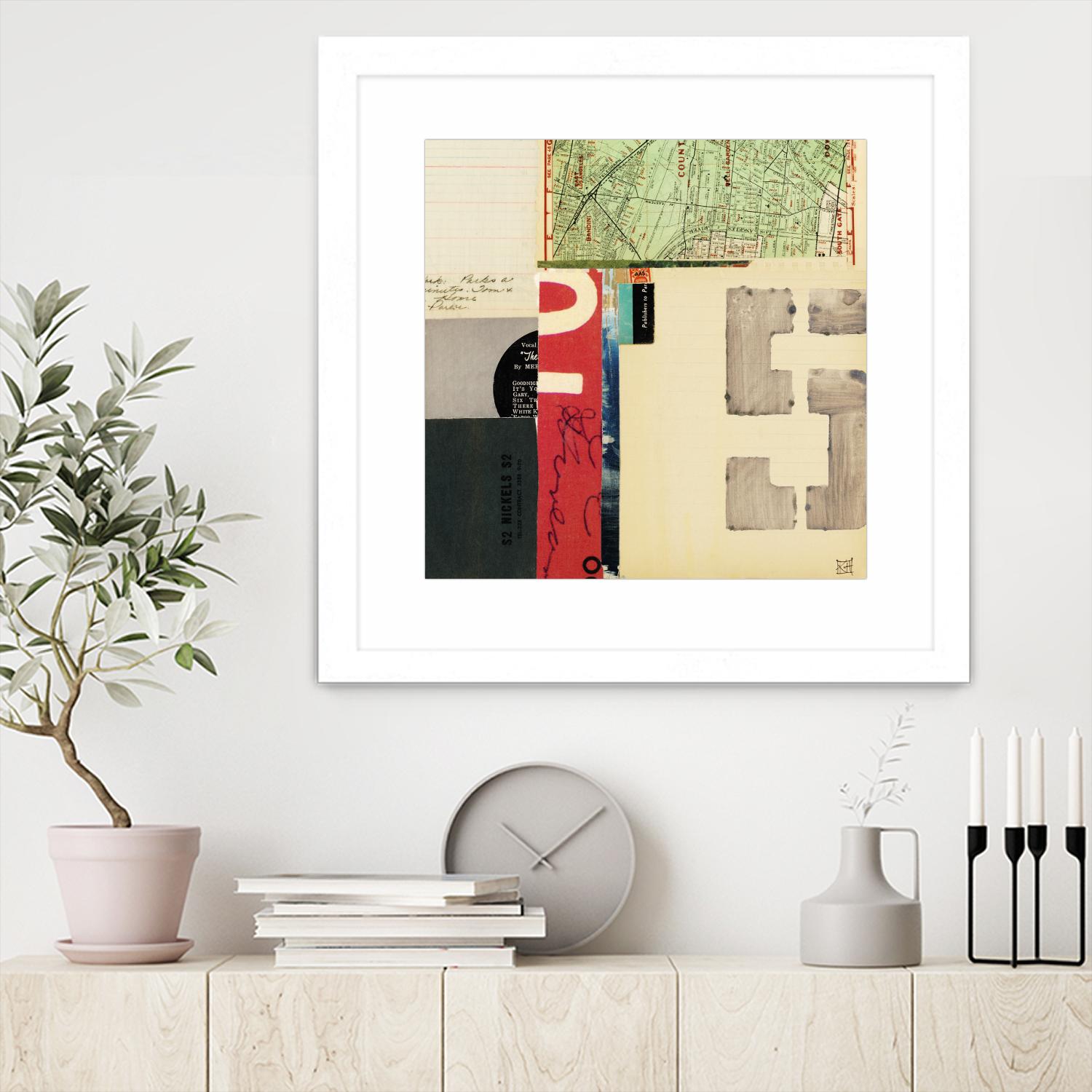 Emerge IX by Kelsey Hochstatter on GIANT ART - red contemporary