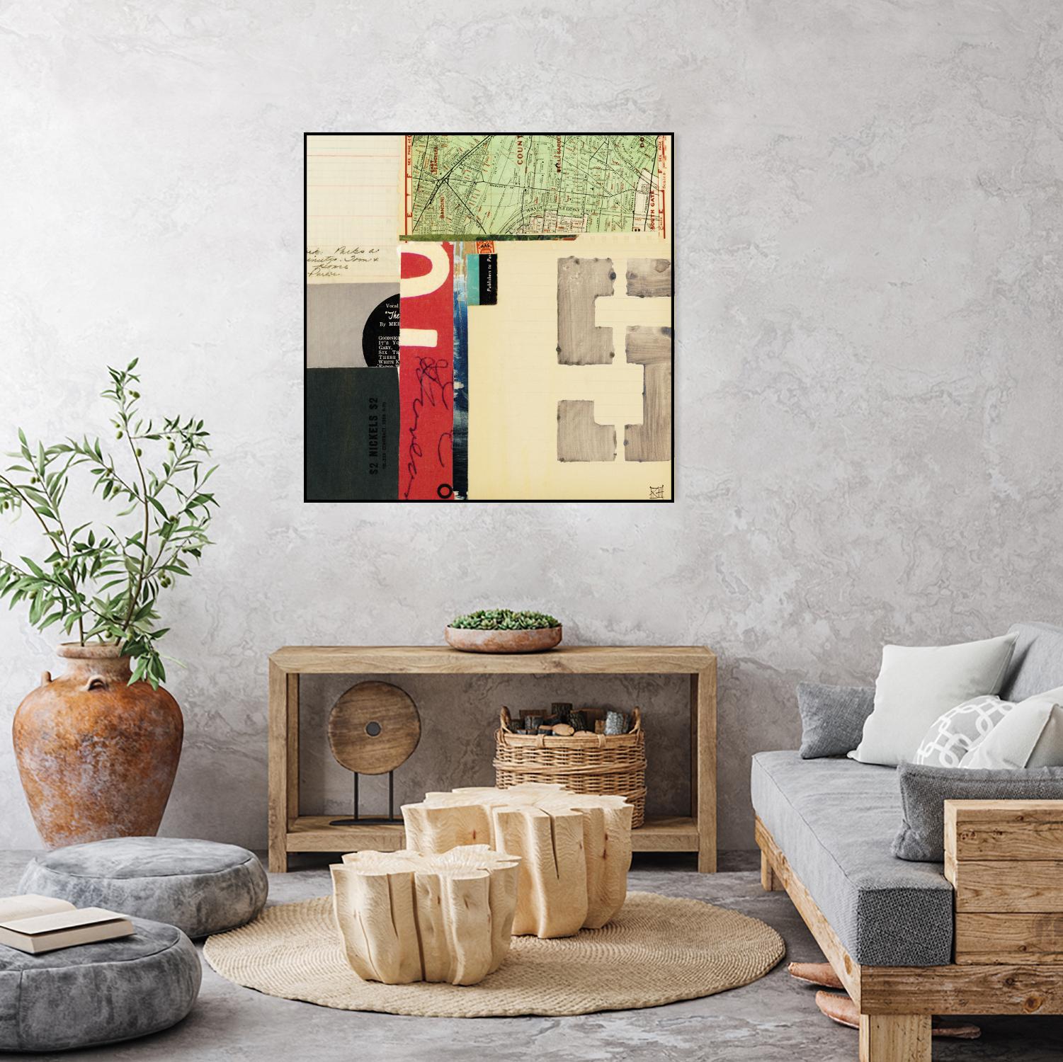 Emerge IX by Kelsey Hochstatter on GIANT ART - red contemporary