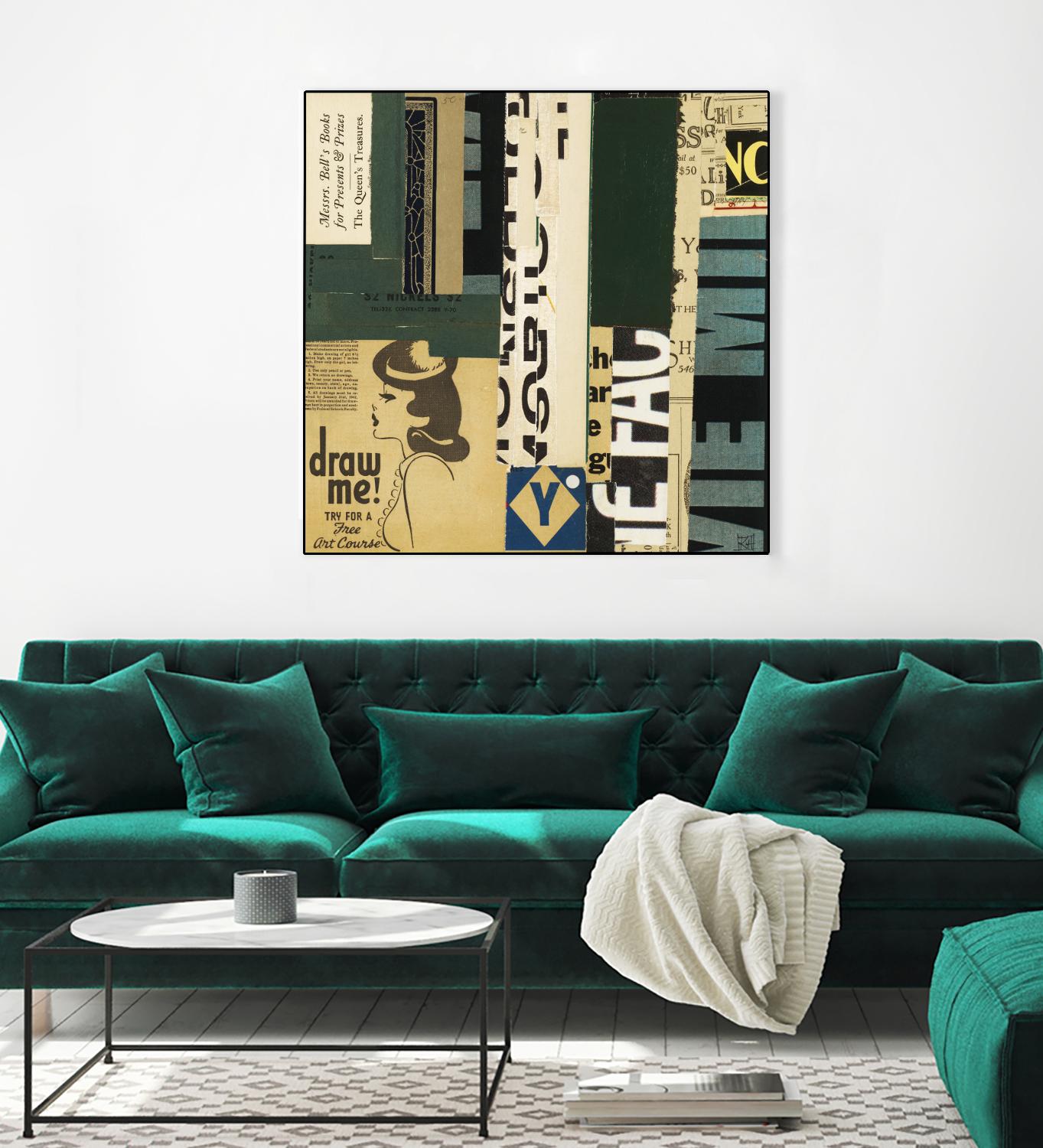 Emerge XIII by Kelsey Hochstatter on GIANT ART - green contemporary