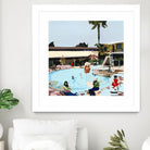 Off The Deep by Beth Ann Lawson on GIANT ART - blues coastal pool