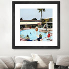 Off The Deep by Beth Ann Lawson on GIANT ART - blues coastal pool