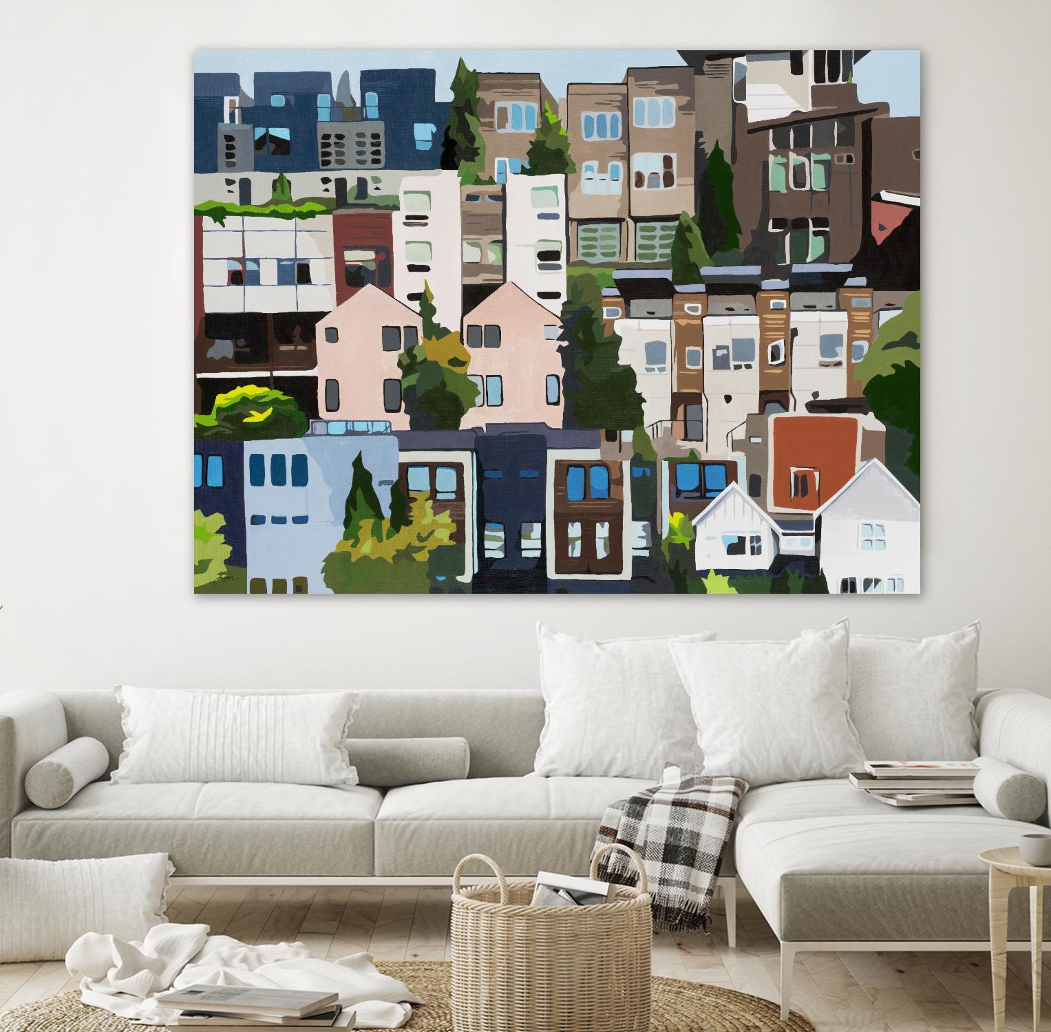 SoundHouse by Beth Ann Lawson on GIANT ART - grays cityscapes neighborhood