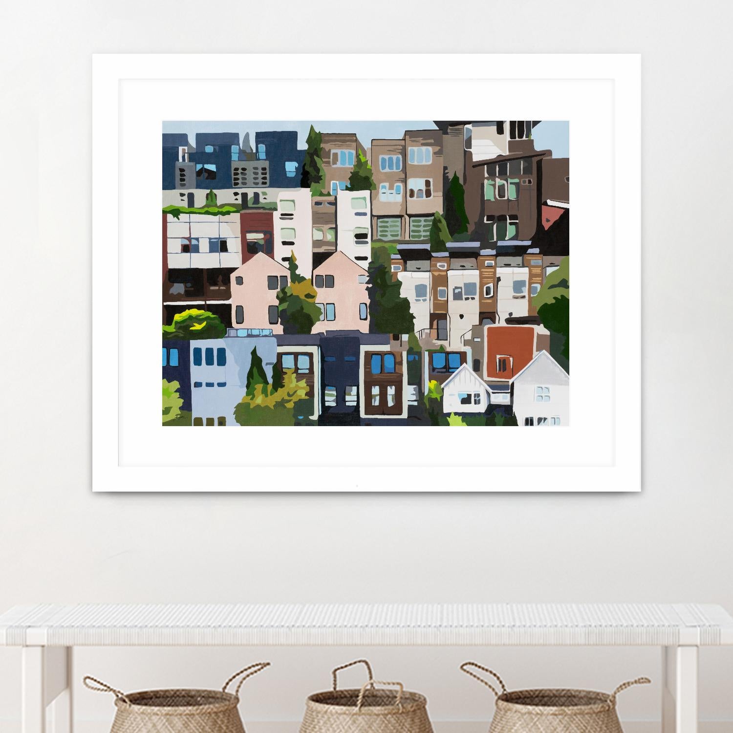 SoundHouse by Beth Ann Lawson on GIANT ART - grays cityscapes neighborhood