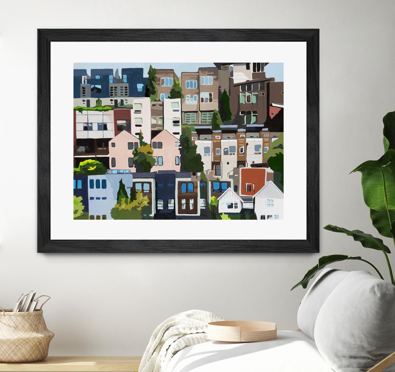 SoundHouse by Beth Ann Lawson on GIANT ART - grays cityscapes neighborhood