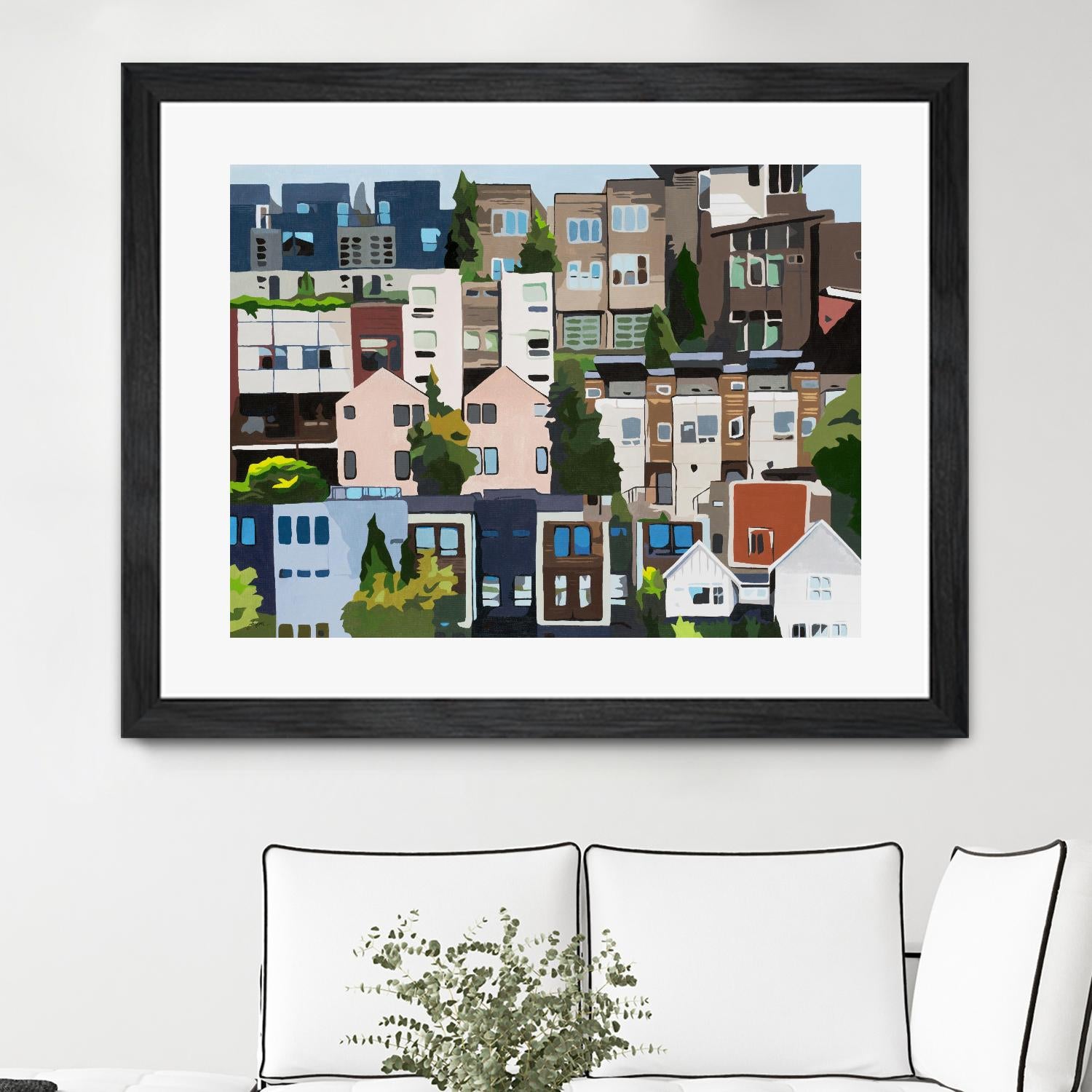 SoundHouse by Beth Ann Lawson on GIANT ART - grays cityscapes neighborhood