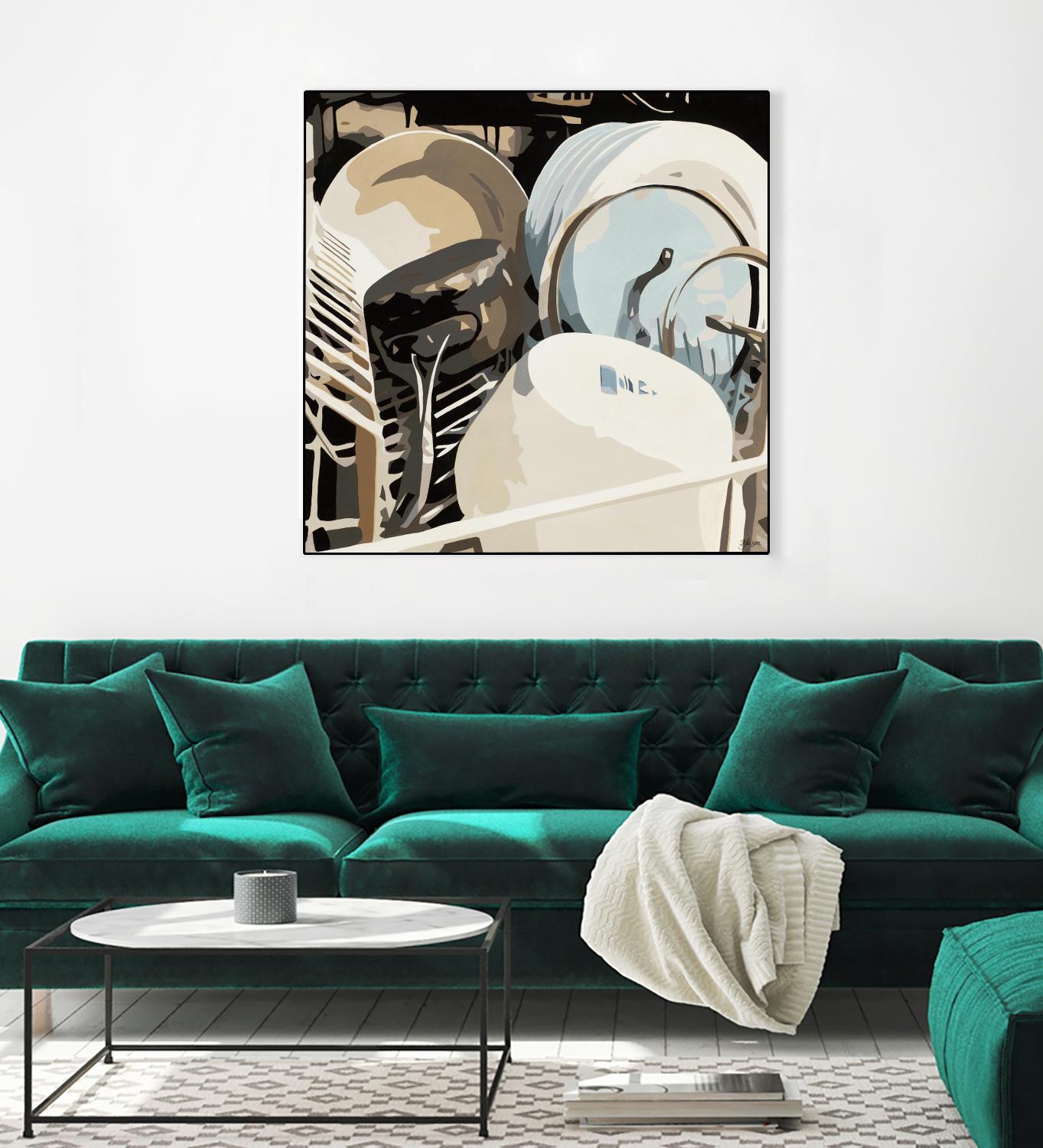 Kitchen BFF by Beth Ann Lawson on GIANT ART - whites & creams food & drink kitchen