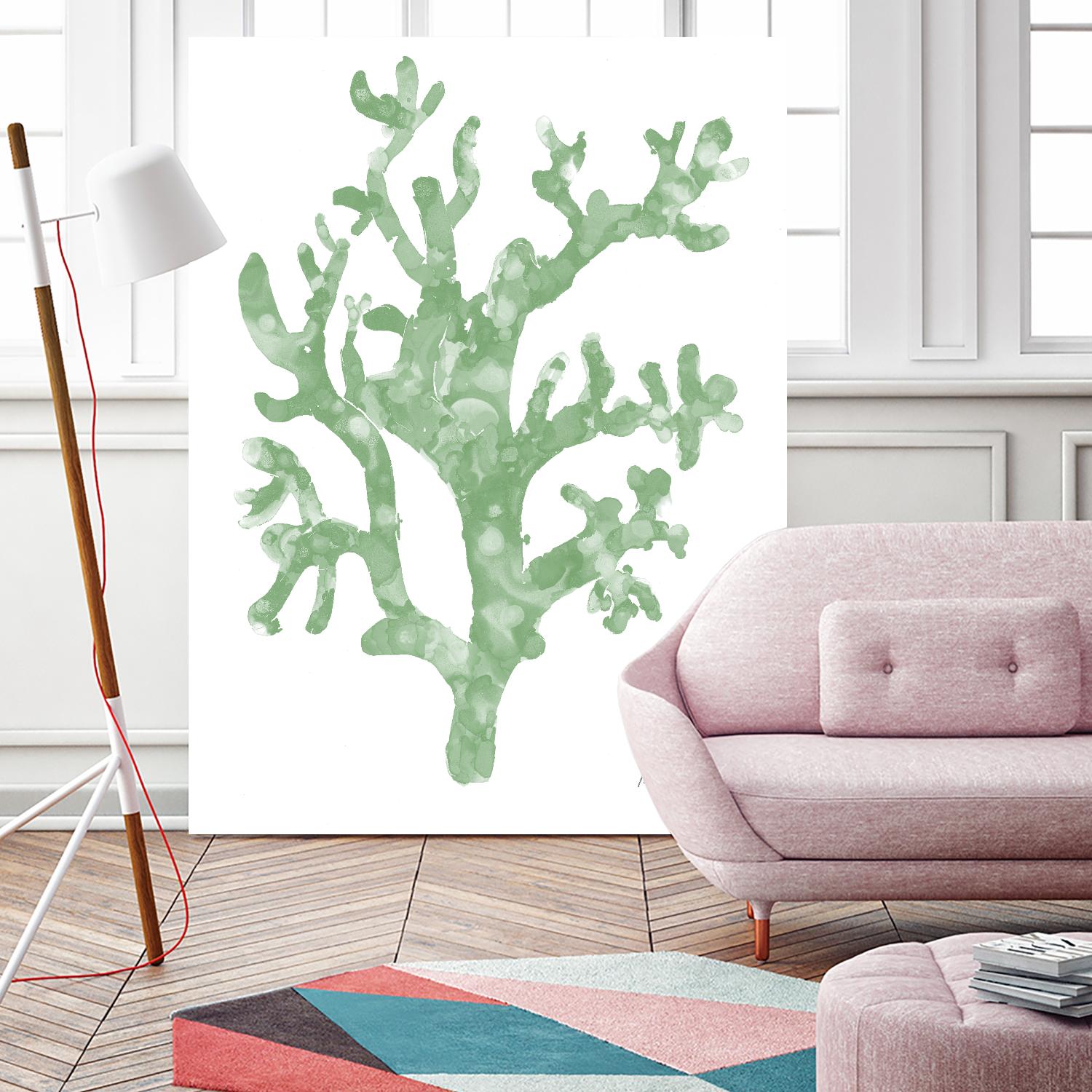 Sea Coral I V1 by Patti Mann on GIANT ART - blacks organic shapes