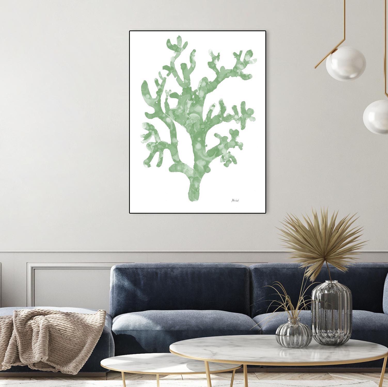 Sea Coral I V1 by Patti Mann on GIANT ART - blacks organic shapes