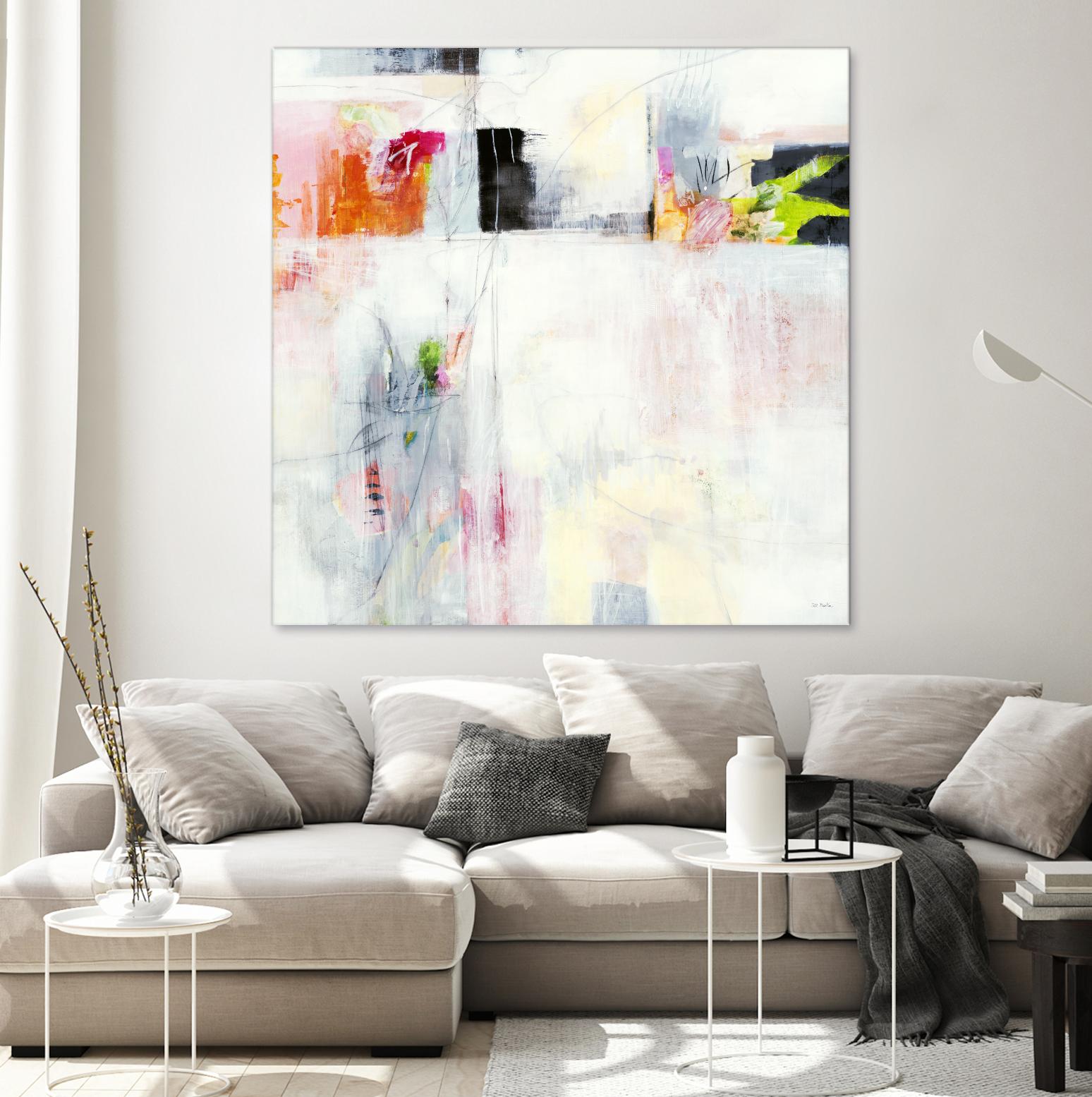 Looking by Jill Martin on GIANT ART - whites & creams abstract