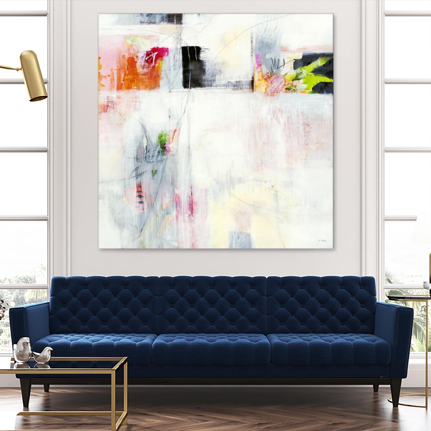 Looking by Jill Martin on GIANT ART - whites & creams abstract