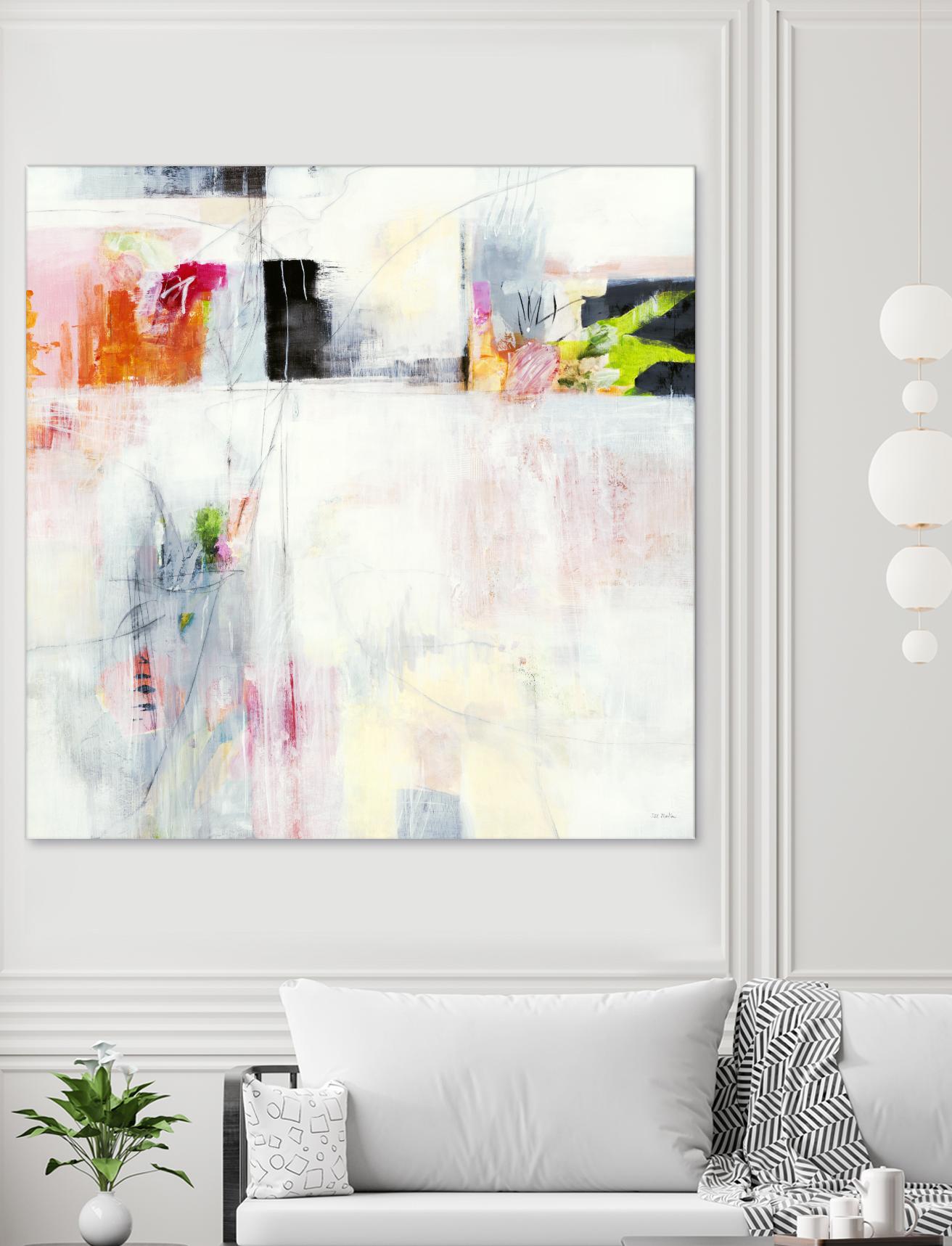 Looking by Jill Martin on GIANT ART - whites & creams abstract