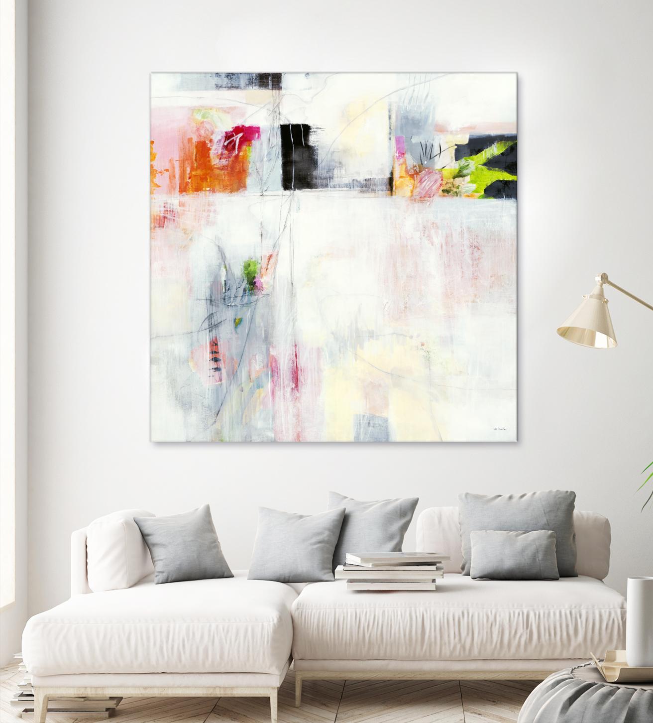Looking by Jill Martin on GIANT ART - whites & creams abstract
