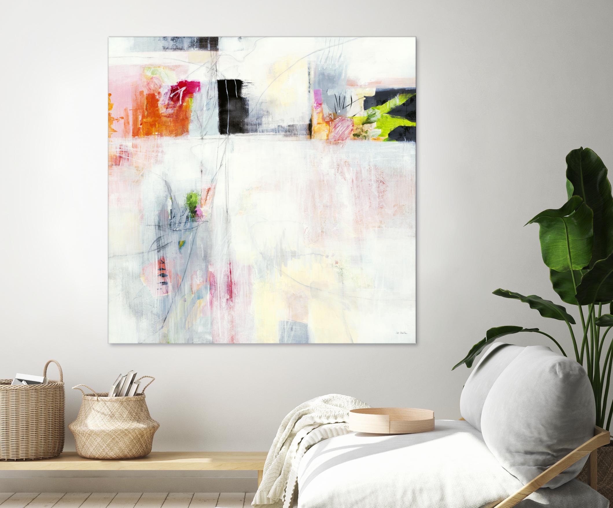 Looking by Jill Martin on GIANT ART - whites & creams abstract