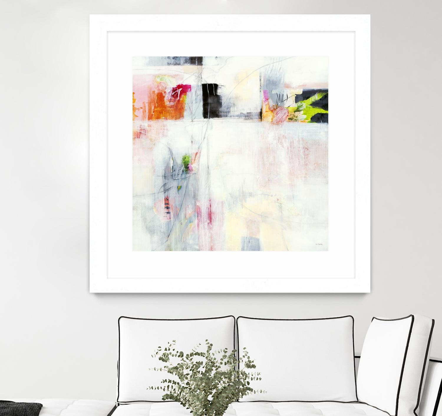 Looking by Jill Martin on GIANT ART - whites & creams abstract