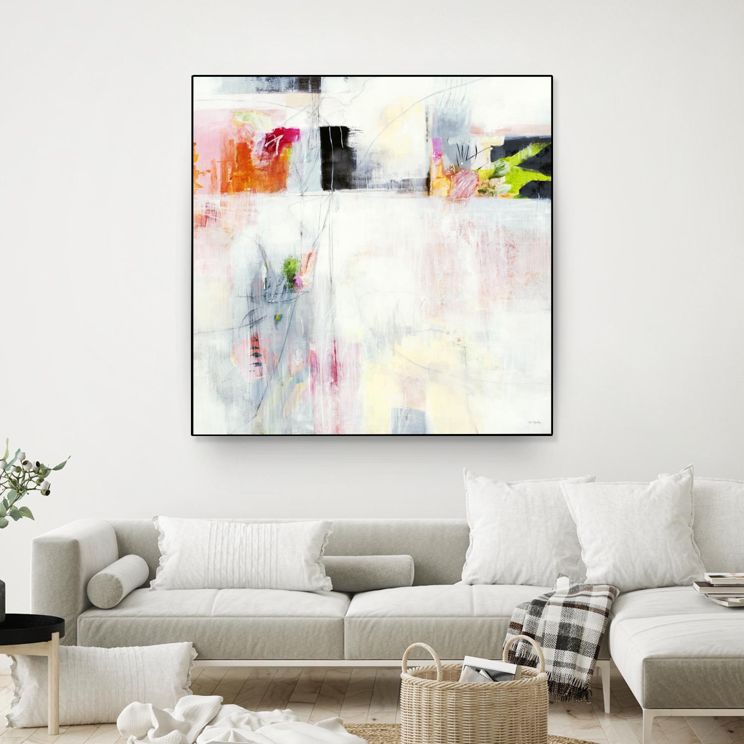 Looking by Jill Martin on GIANT ART - whites & creams abstract