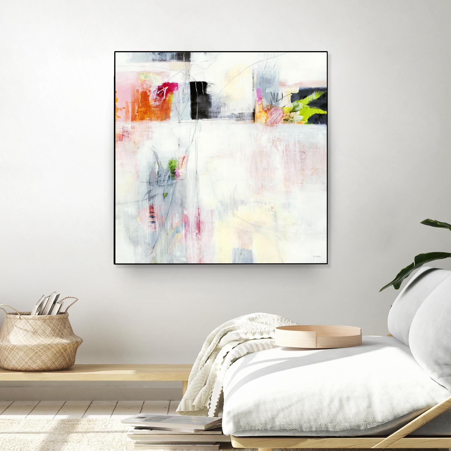 Looking by Jill Martin on GIANT ART - whites & creams abstract