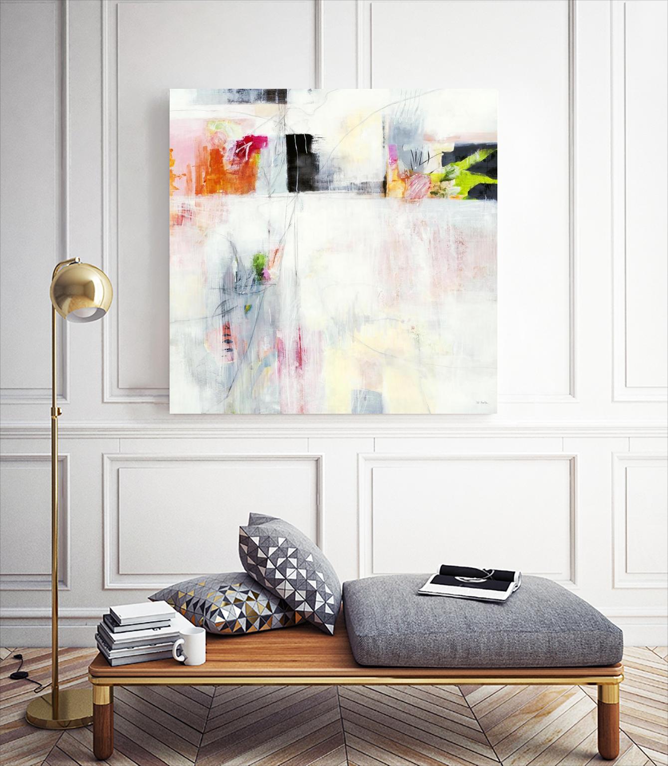Looking by Jill Martin on GIANT ART - whites & creams abstract