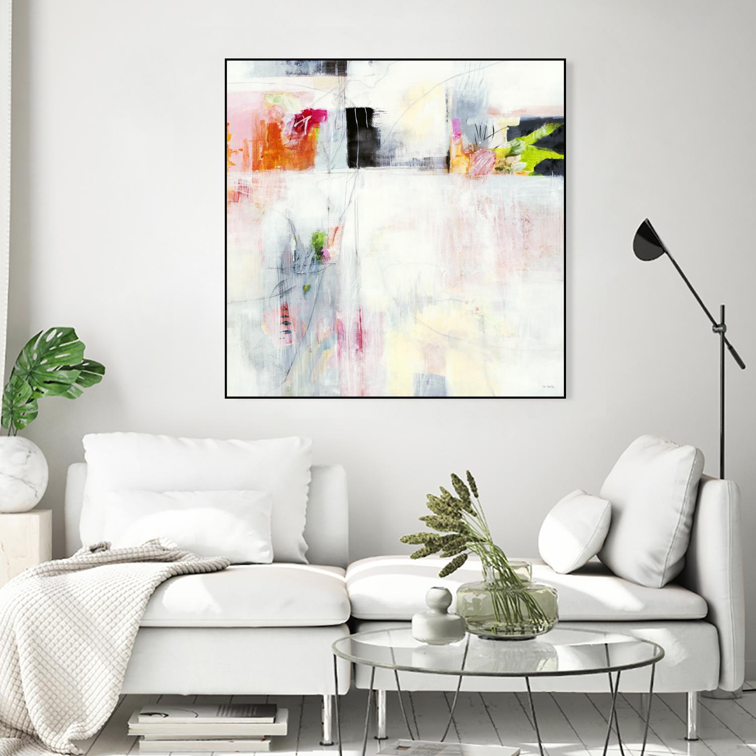 Looking by Jill Martin on GIANT ART - whites & creams abstract