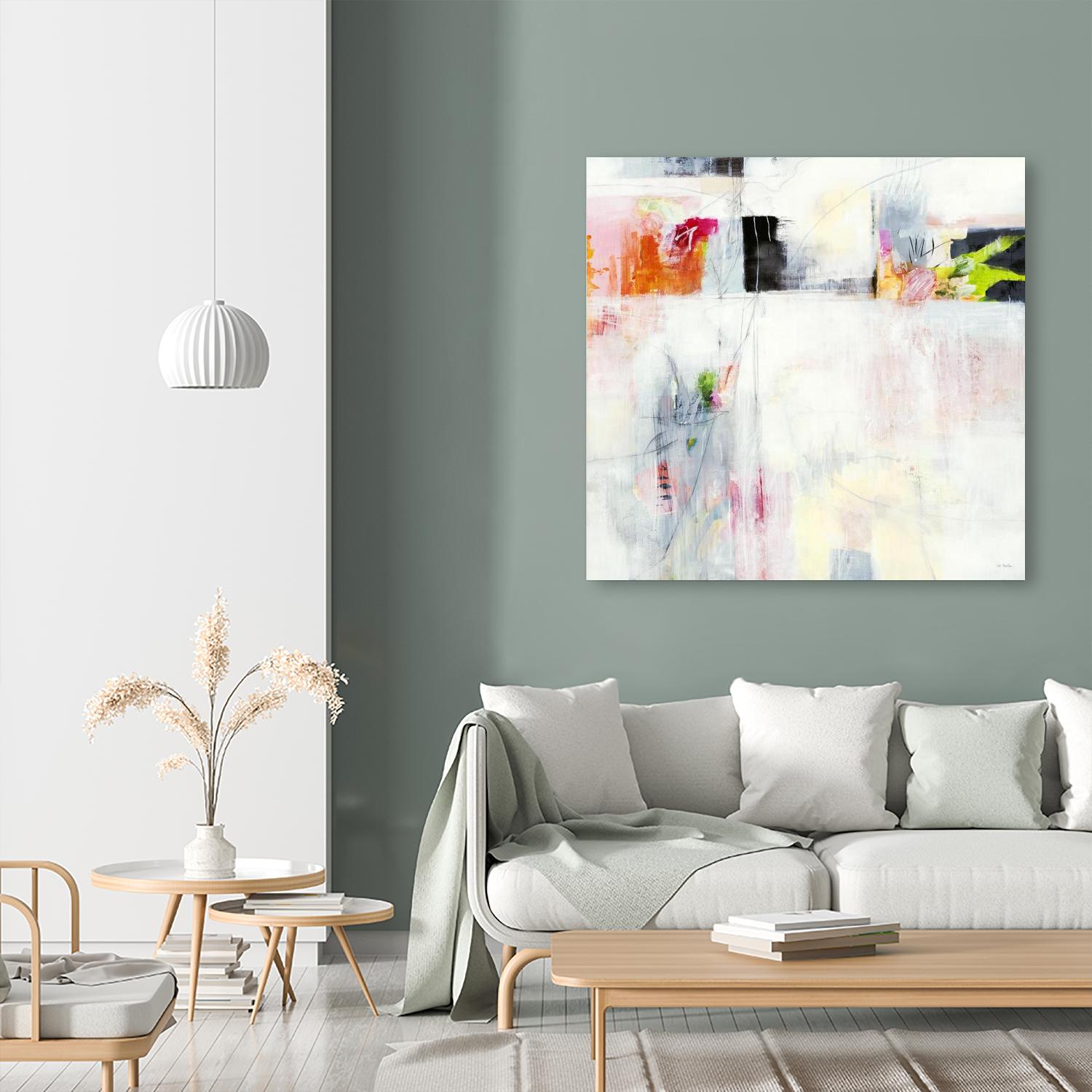 Looking by Jill Martin on GIANT ART - whites & creams abstract