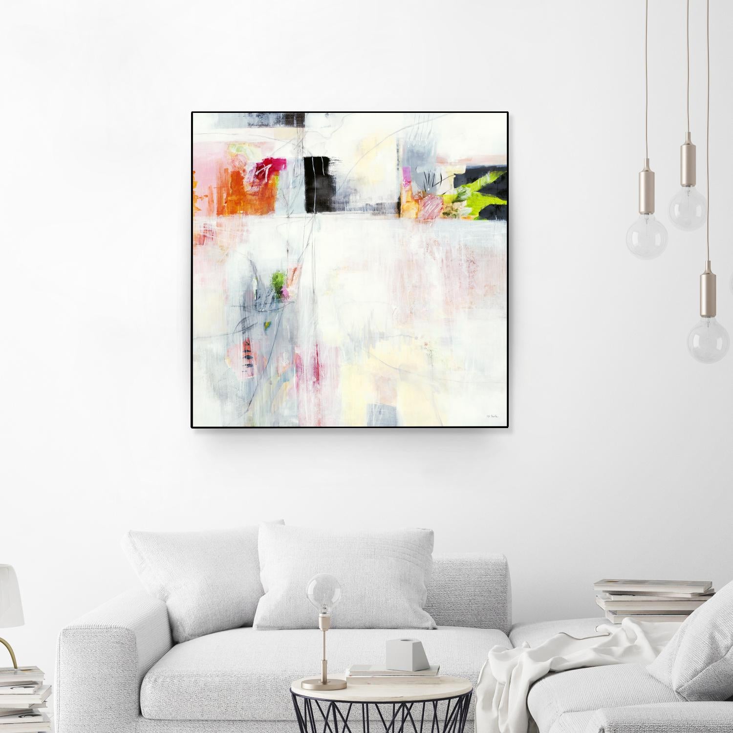 Looking by Jill Martin on GIANT ART - whites & creams abstract
