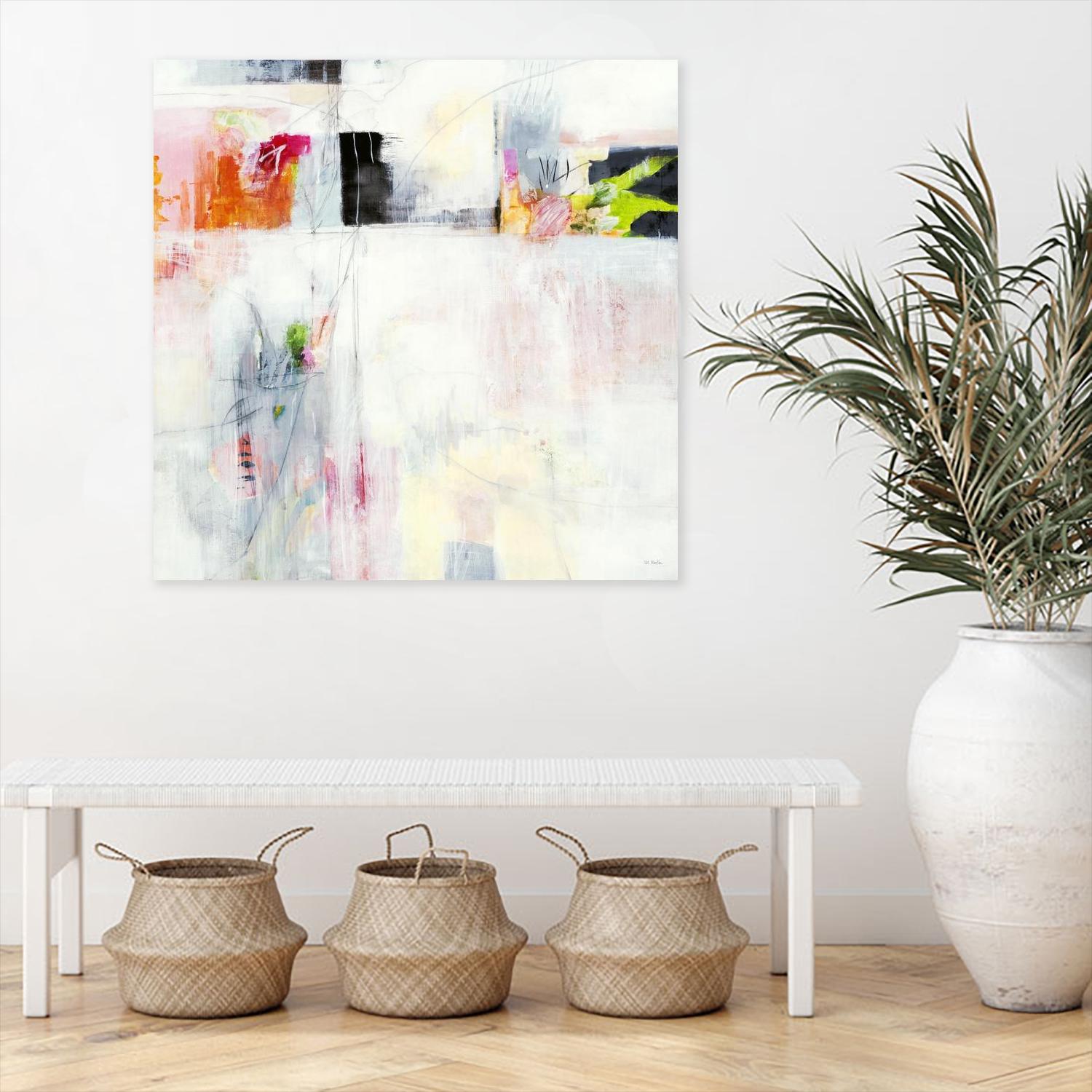 Looking by Jill Martin on GIANT ART - whites & creams abstract