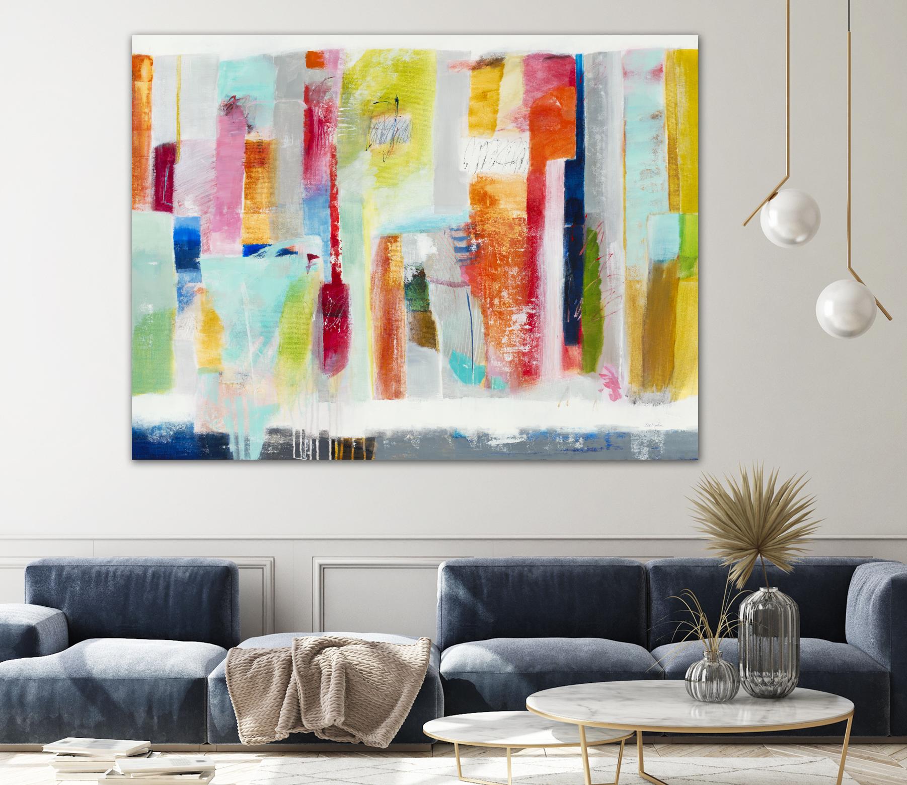 First Flight I by Nancy Ngo on GIANT ART - pale tints, blues abstract