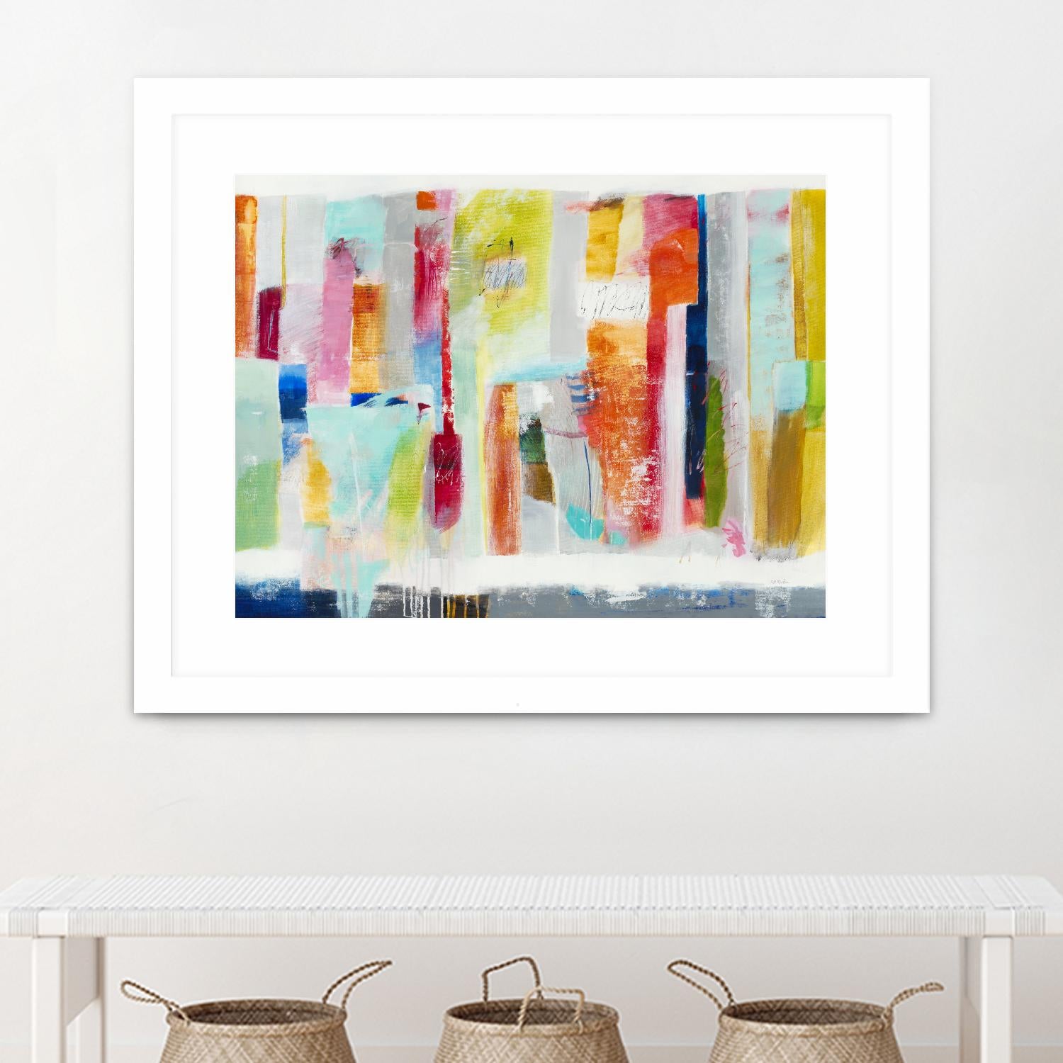 First Flight I by Nancy Ngo on GIANT ART - pale tints, blues abstract