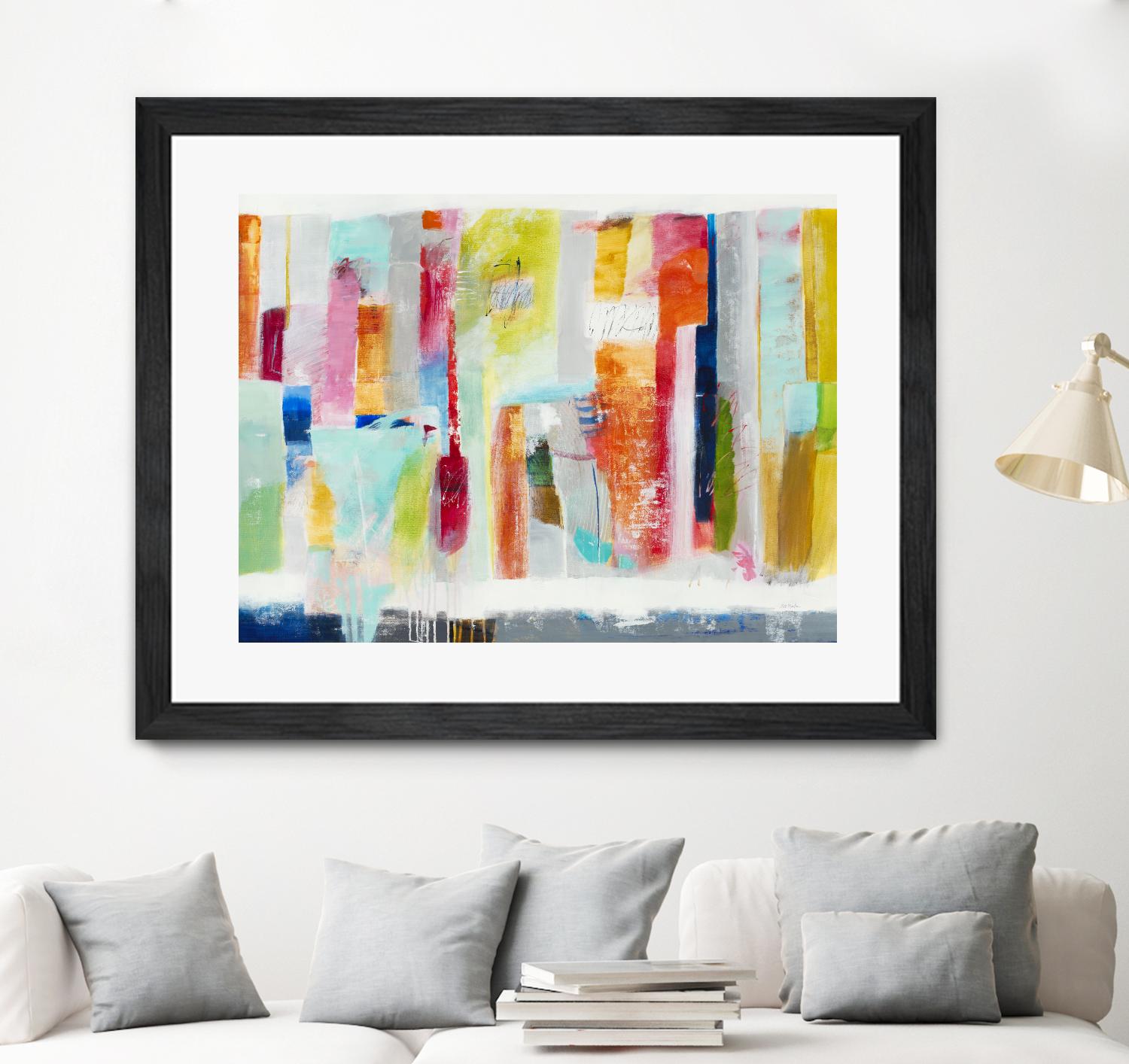 First Flight I by Nancy Ngo on GIANT ART - pale tints, blues abstract