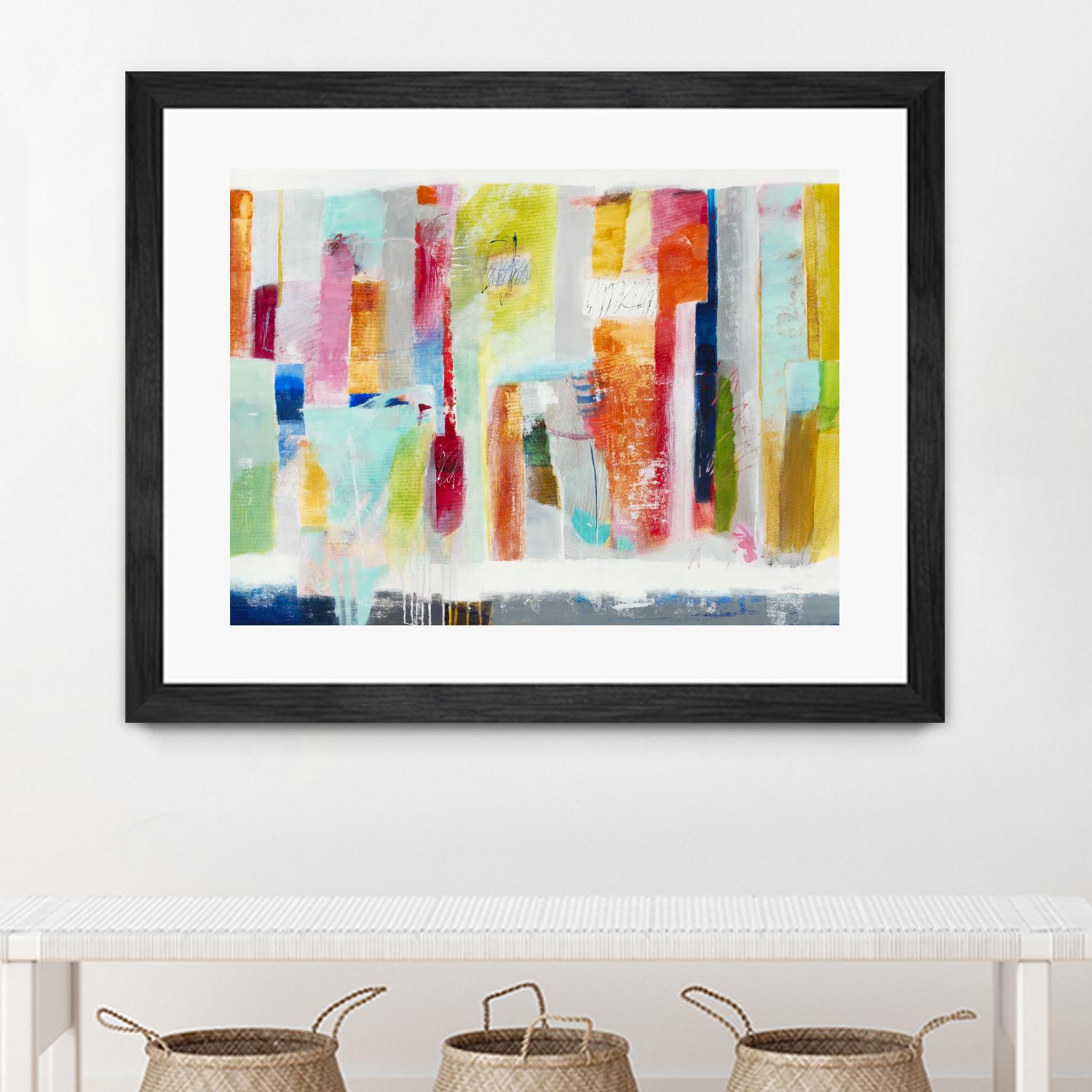 First Flight I by Nancy Ngo on GIANT ART - pale tints, blues abstract