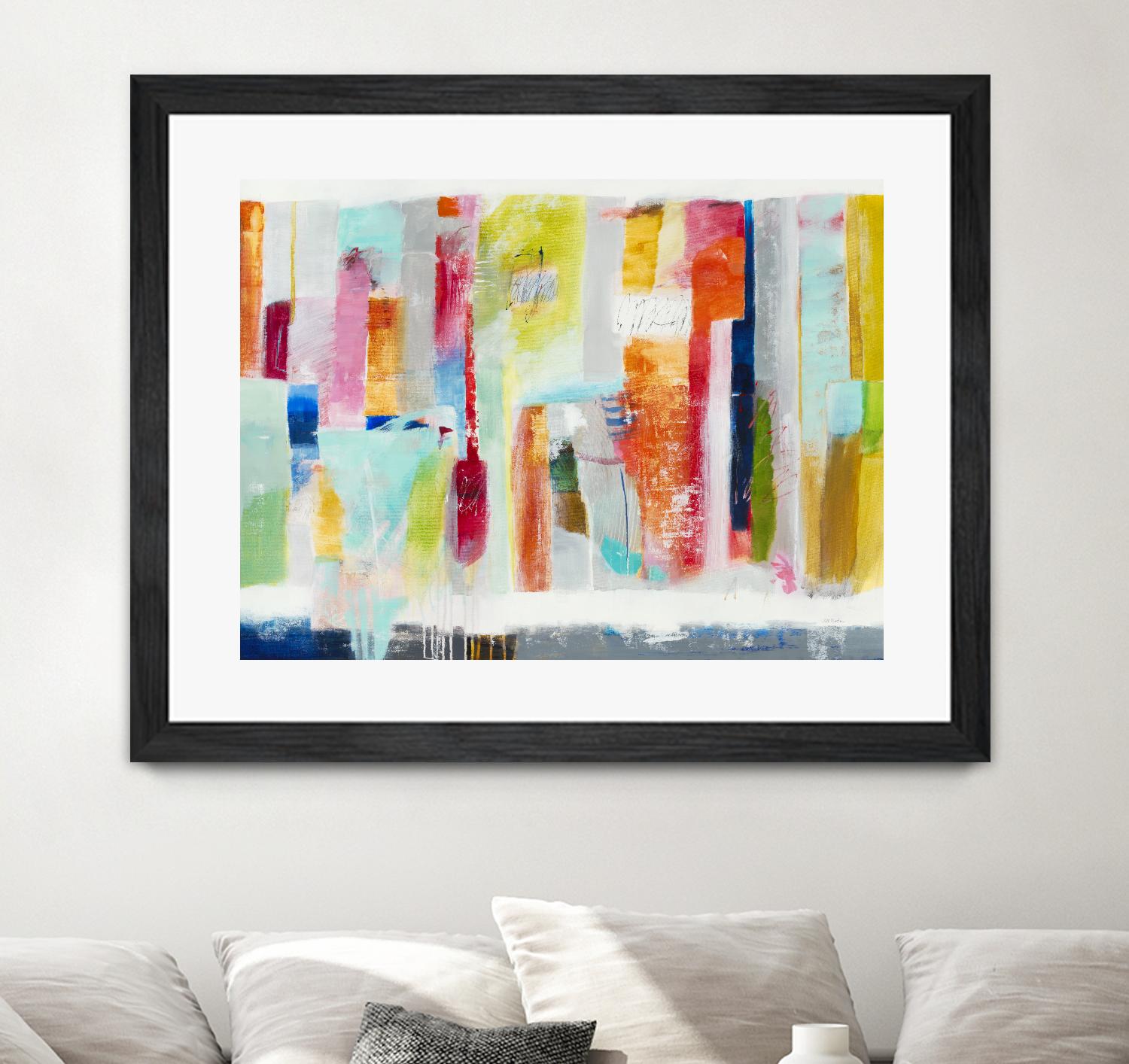 First Flight I by Nancy Ngo on GIANT ART - pale tints, blues abstract