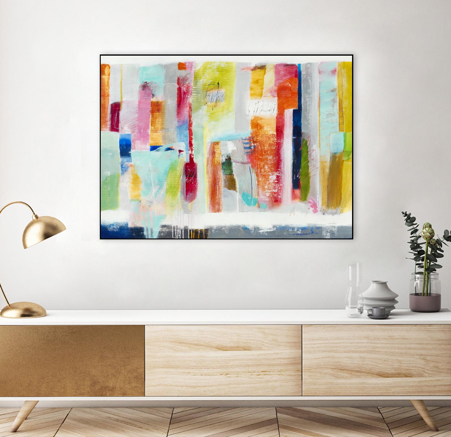 First Flight I by Nancy Ngo on GIANT ART - pale tints, blues abstract