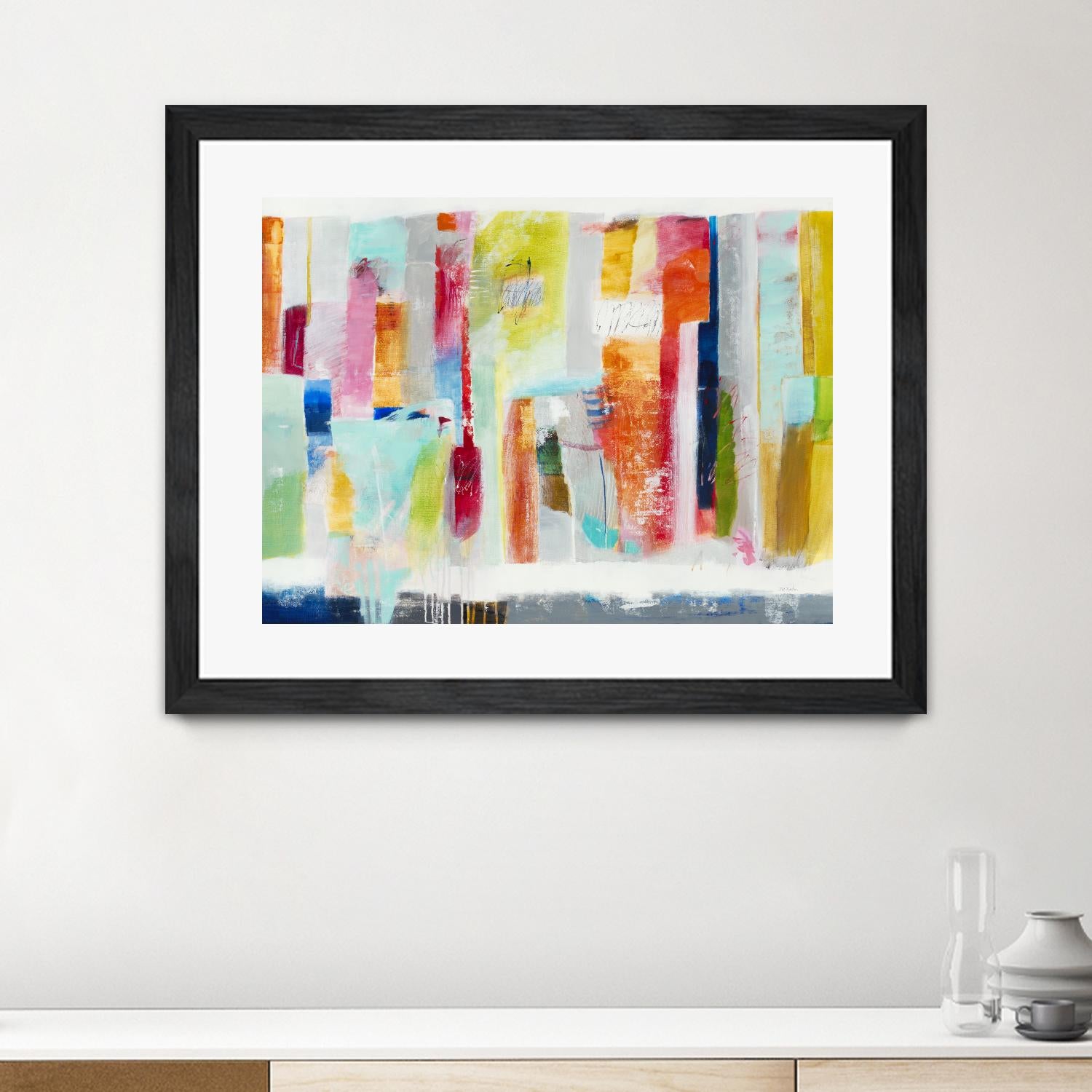 First Flight I by Nancy Ngo on GIANT ART - pale tints, blues abstract