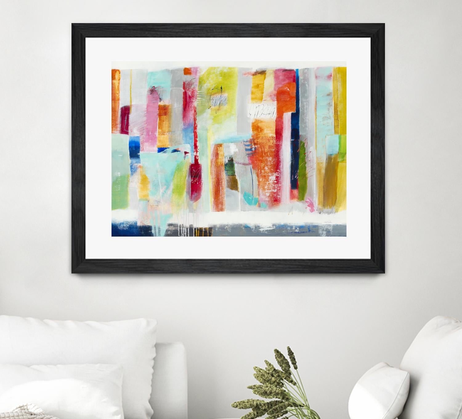 First Flight I by Nancy Ngo on GIANT ART - pale tints, blues abstract