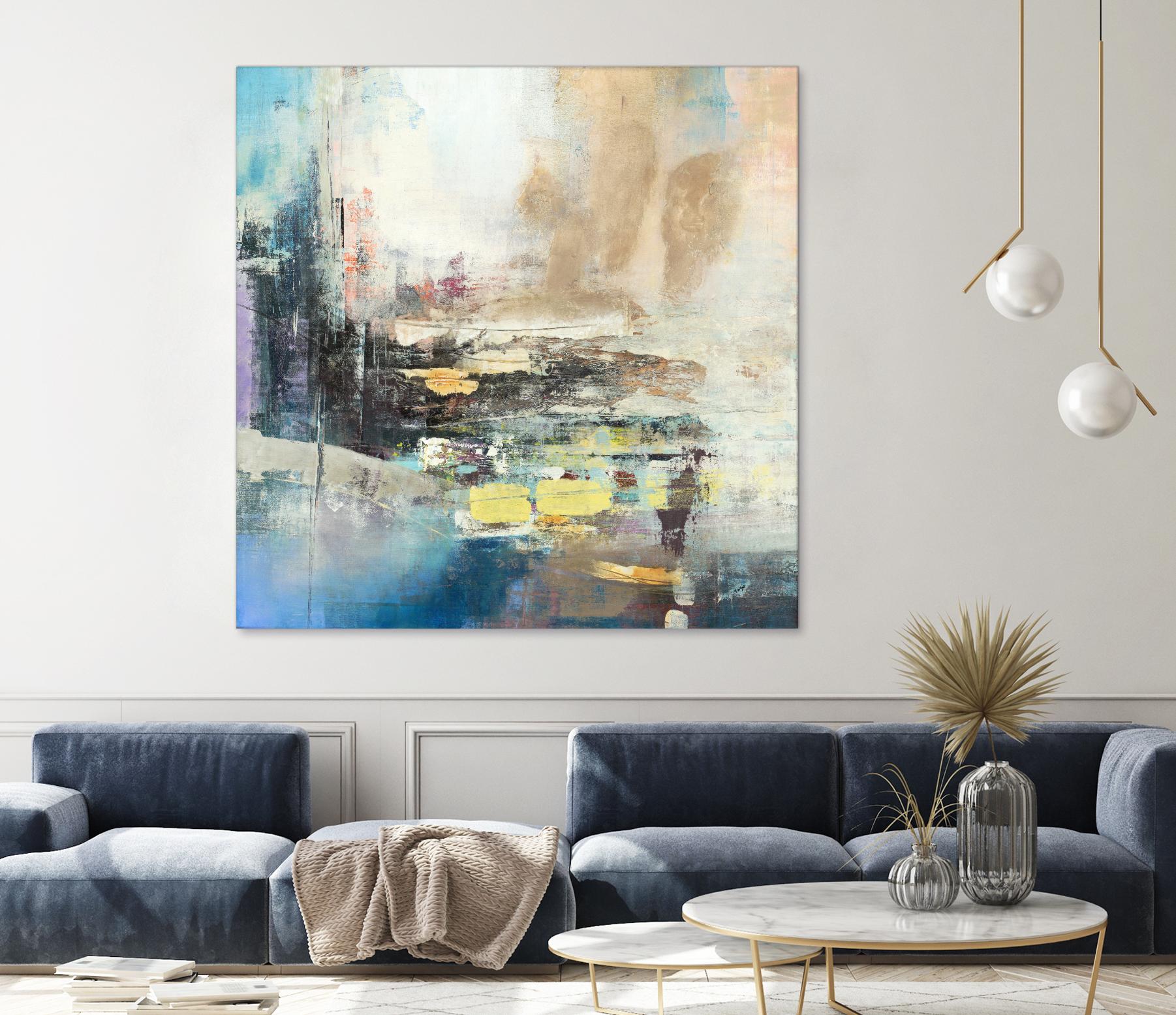 Awaken I by Nancy Ngo on GIANT ART - blues abstract