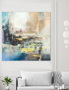 Awaken I by Nancy Ngo on GIANT ART - blues abstract