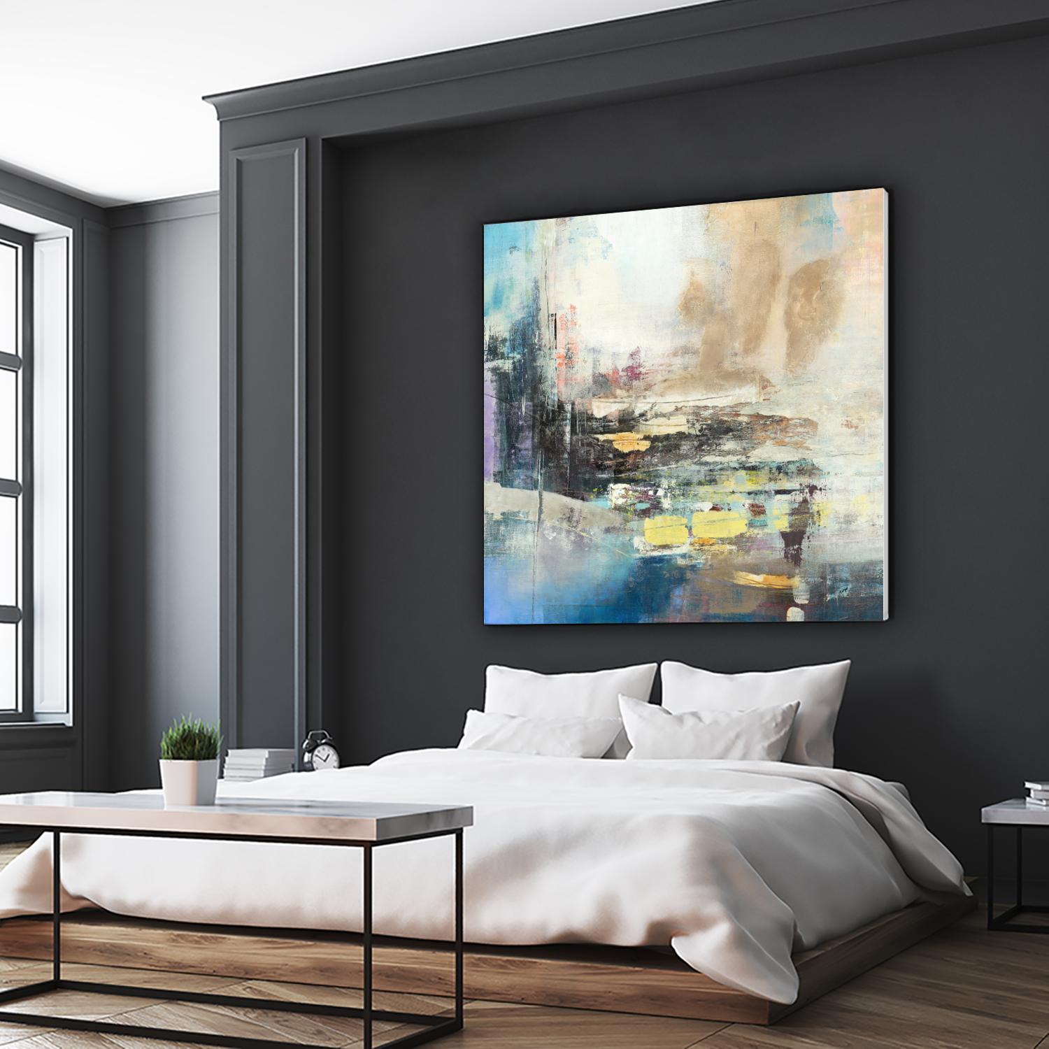 Awaken I by Nancy Ngo on GIANT ART - blues abstract