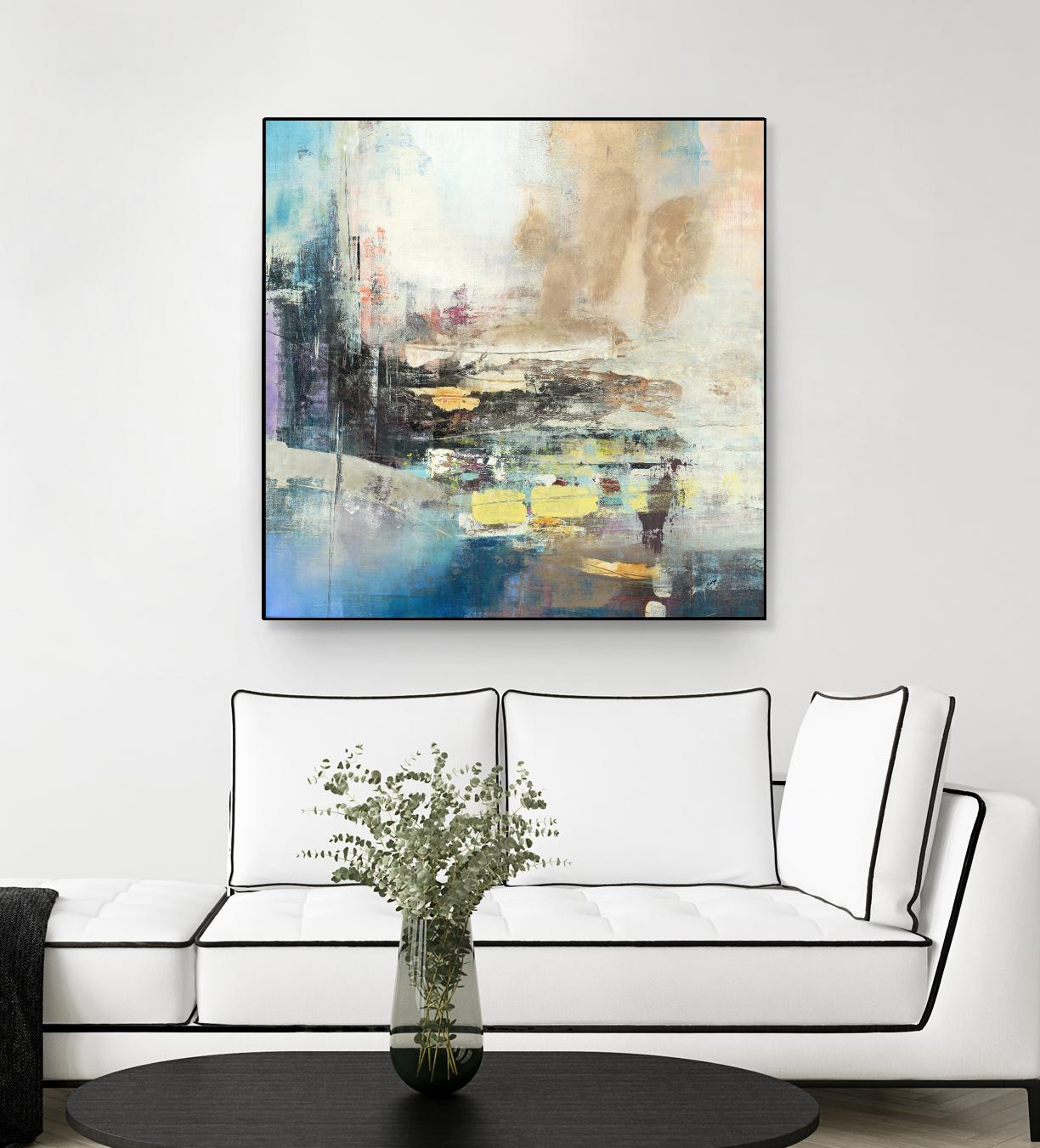 Awaken I by Nancy Ngo on GIANT ART - blues abstract