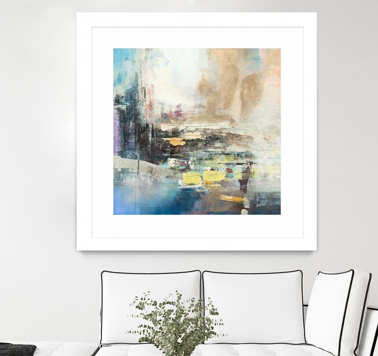 Awaken I by Nancy Ngo on GIANT ART - blues abstract