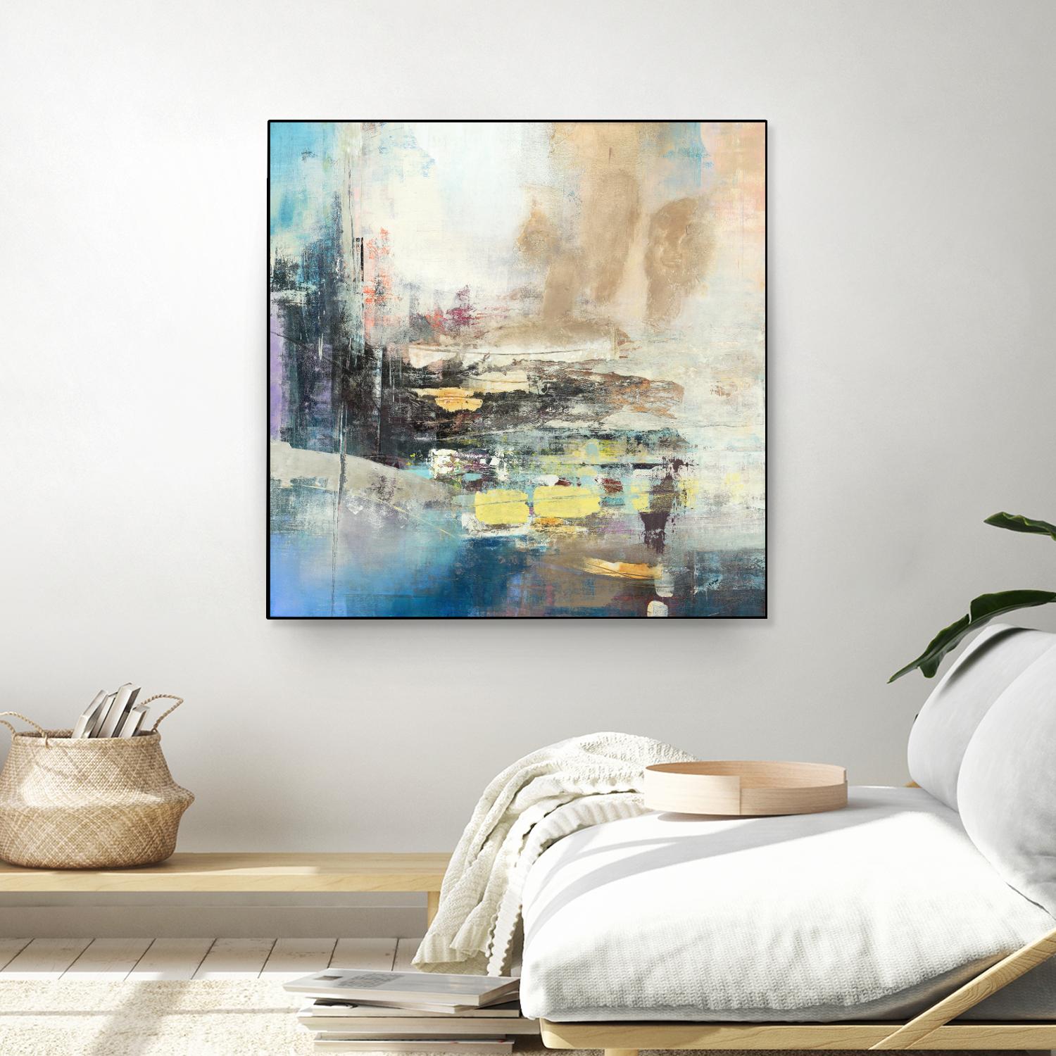 Awaken I by Nancy Ngo on GIANT ART - blues abstract