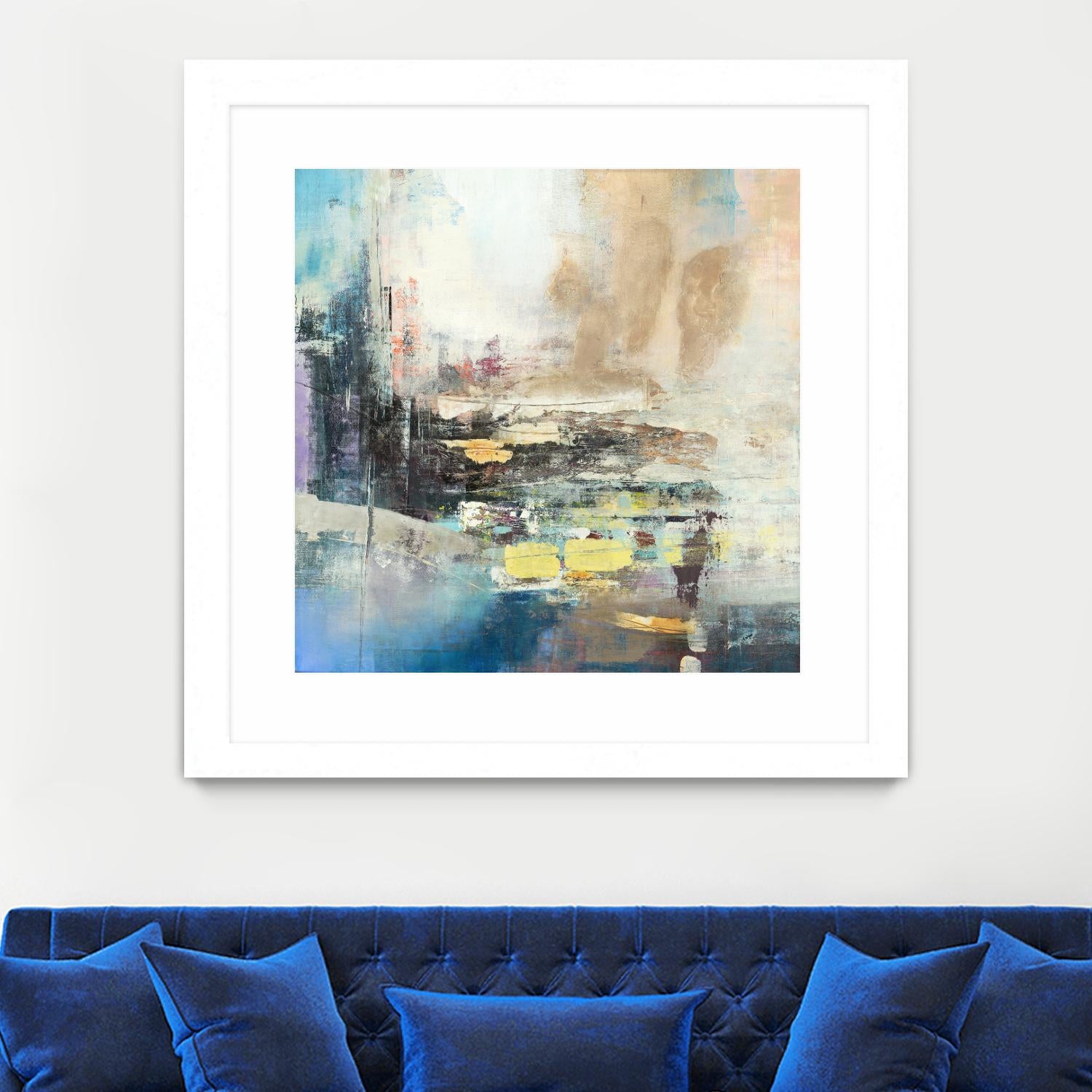 Awaken I by Nancy Ngo on GIANT ART - blues abstract