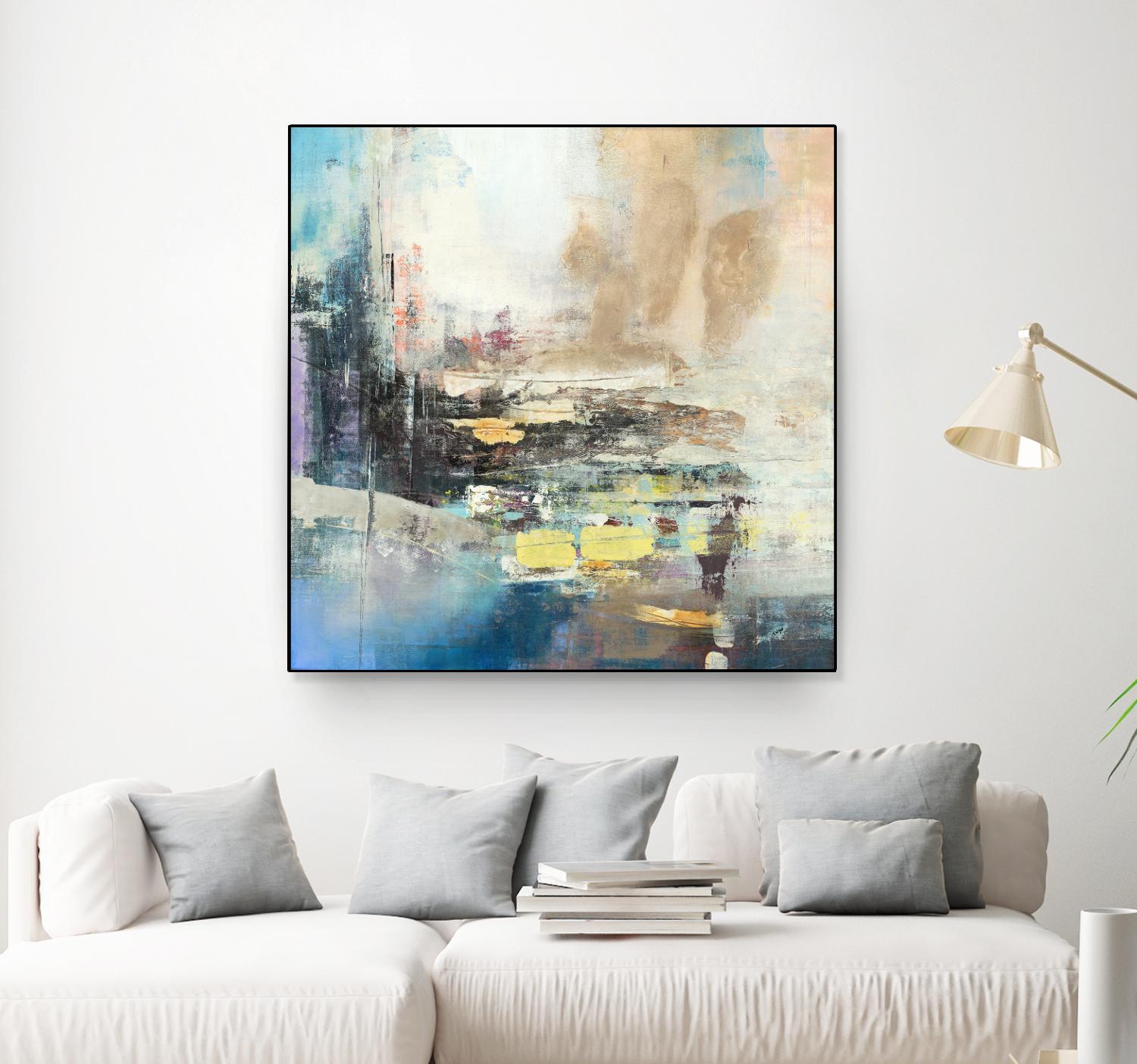 Awaken I by Nancy Ngo on GIANT ART - blues abstract