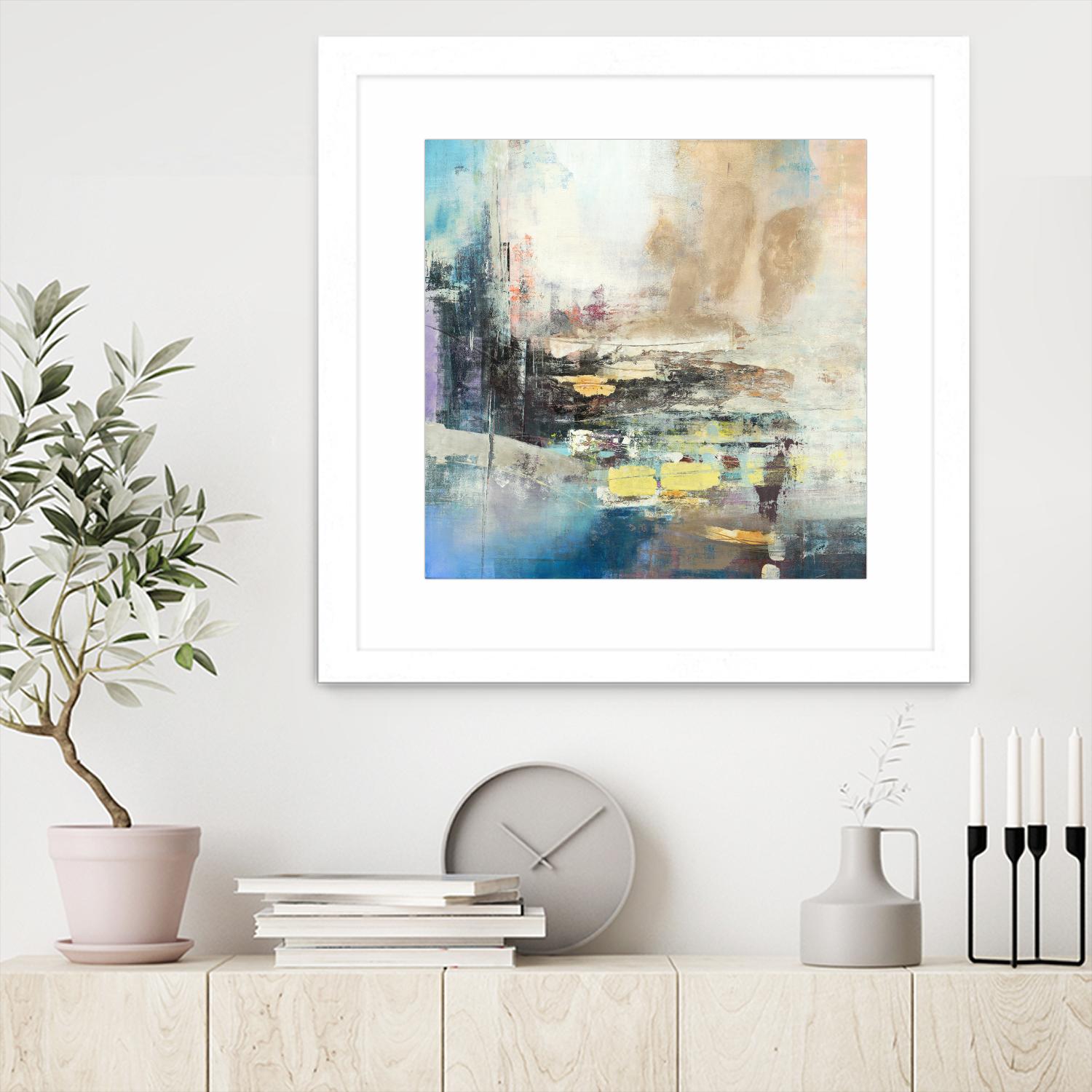 Awaken I by Nancy Ngo on GIANT ART - blues abstract