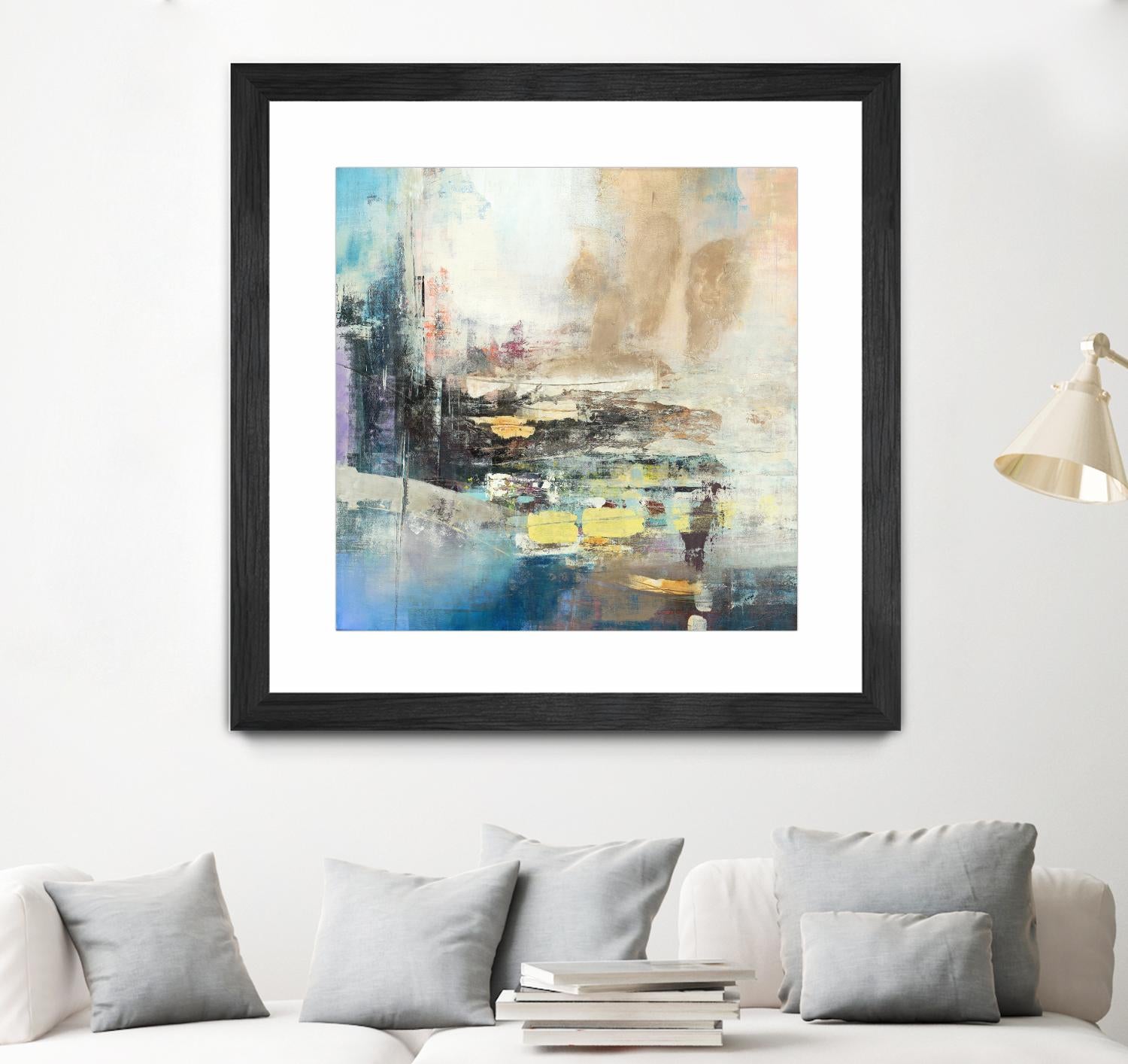 Awaken I by Nancy Ngo on GIANT ART - blues abstract