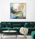 Awaken I by Nancy Ngo on GIANT ART - blues abstract