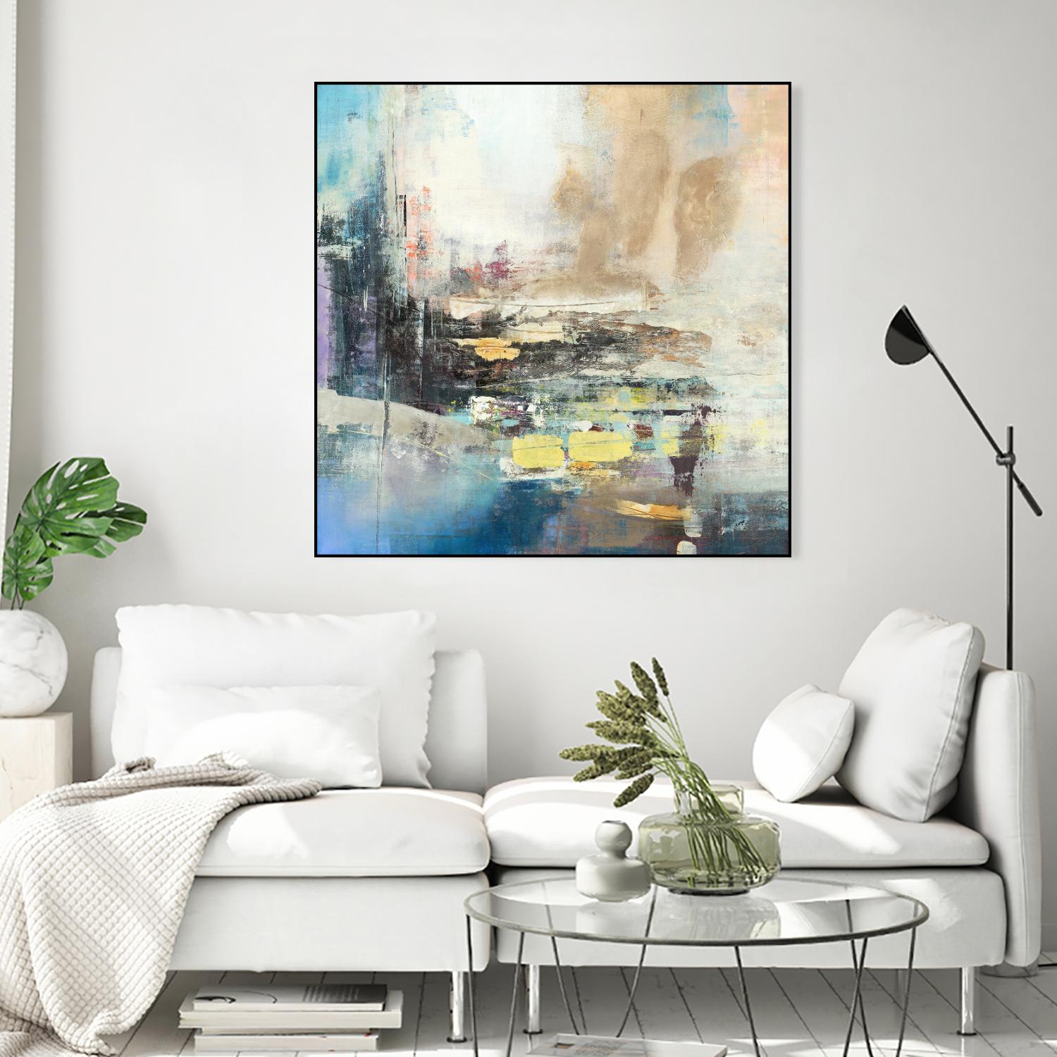 Awaken I by Nancy Ngo on GIANT ART - blues abstract