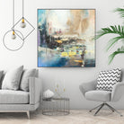 Awaken I by Nancy Ngo on GIANT ART - blues abstract